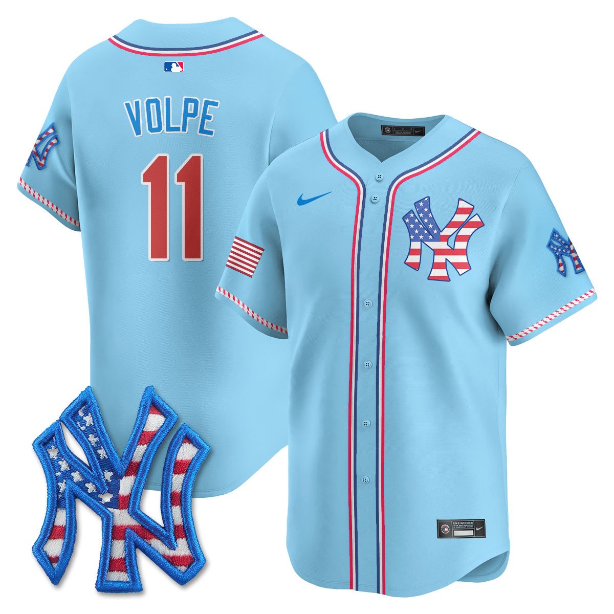 NYY 2026 Fourth of July Jersey - Stitched
