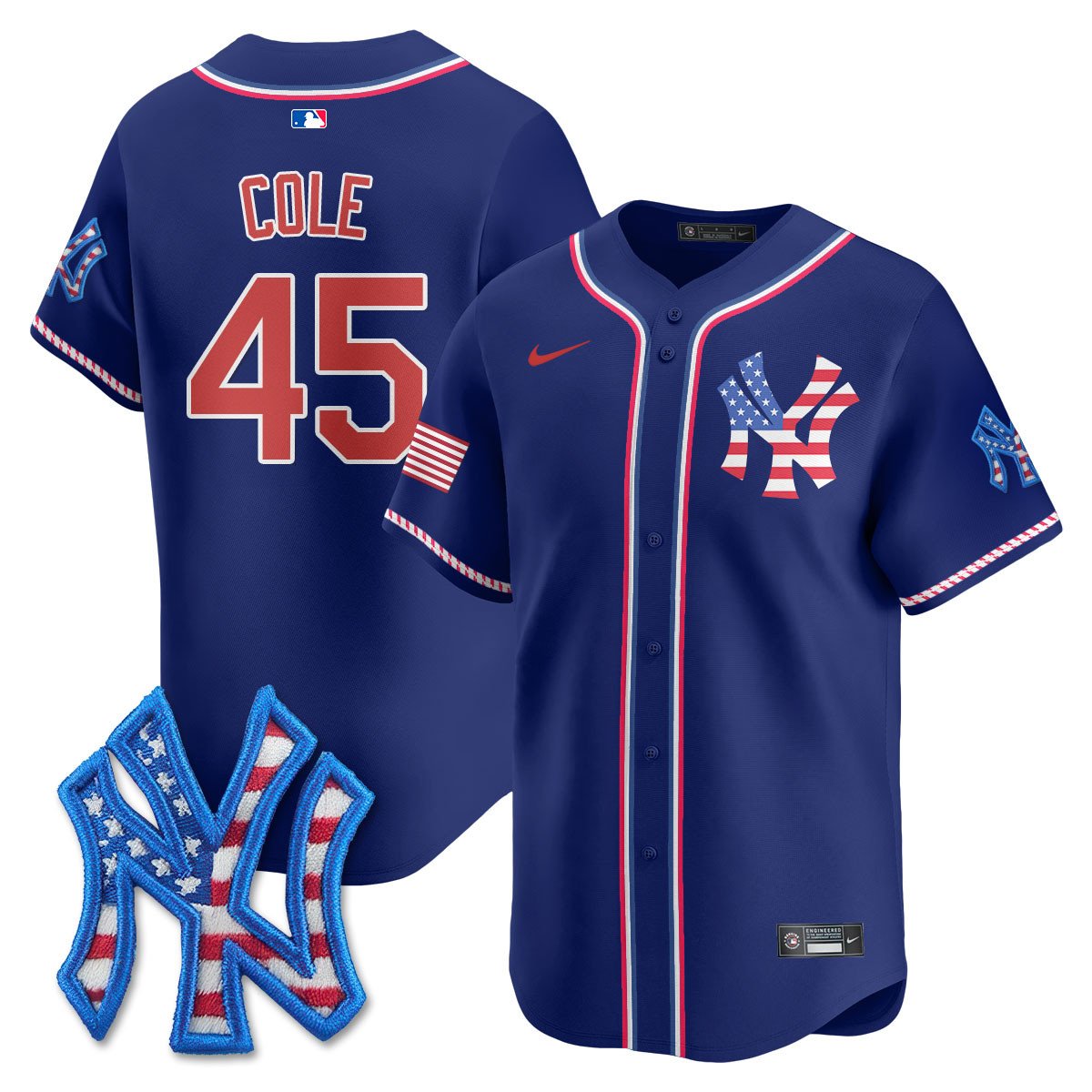 NYY 2026 Fourth of July Jersey - Stitched