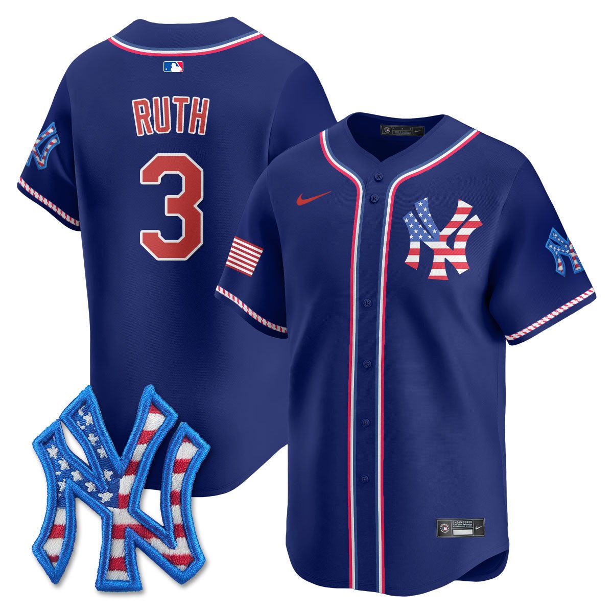 NYY 2026 Fourth of July Jersey - Stitched