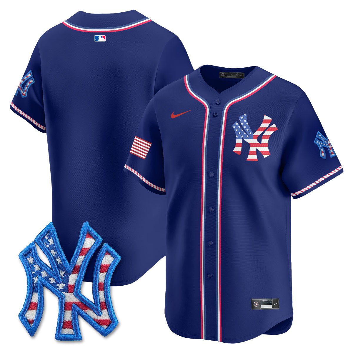 NYY 2026 Fourth of July Jersey - Stitched