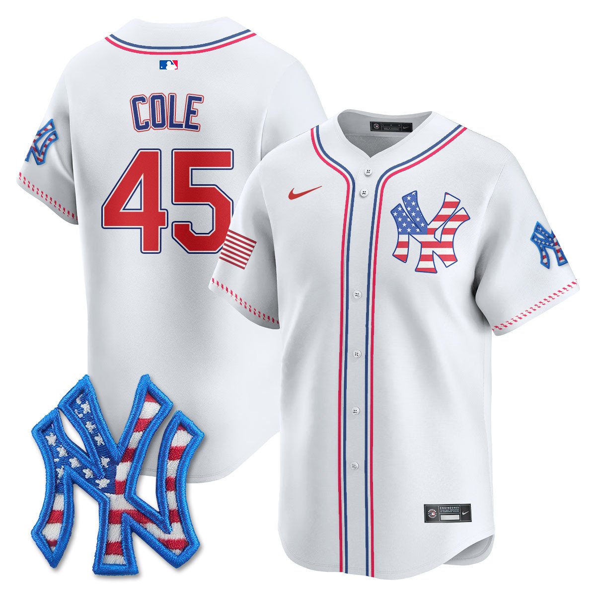 NYY 2026 Fourth of July Jersey - Stitched