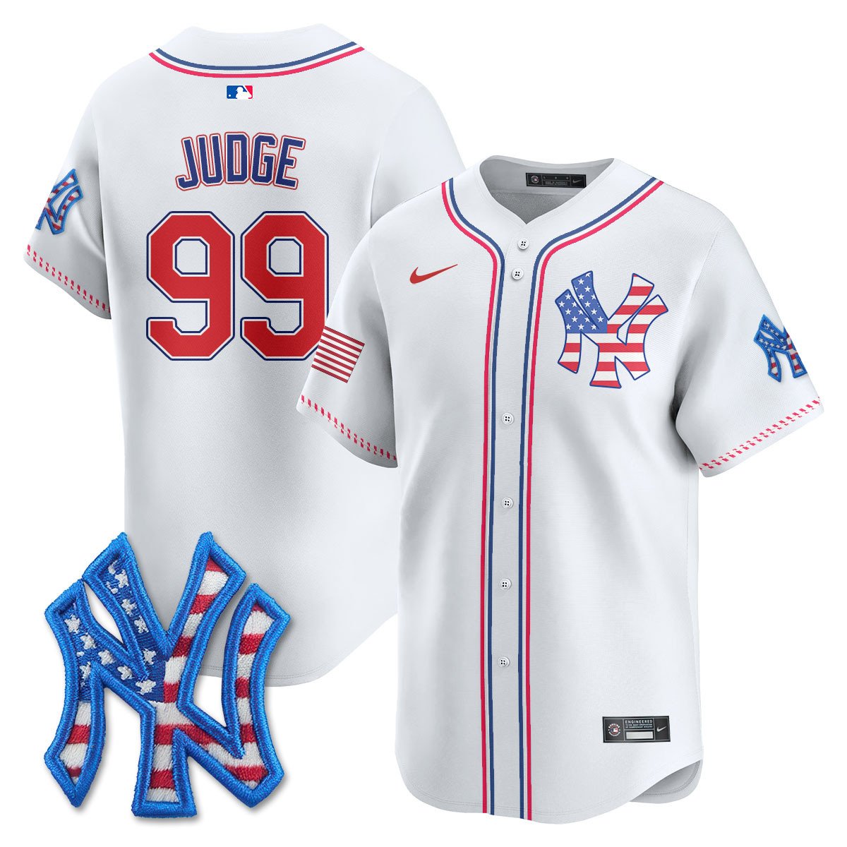 NYY 2026 Fourth of July Jersey - Stitched