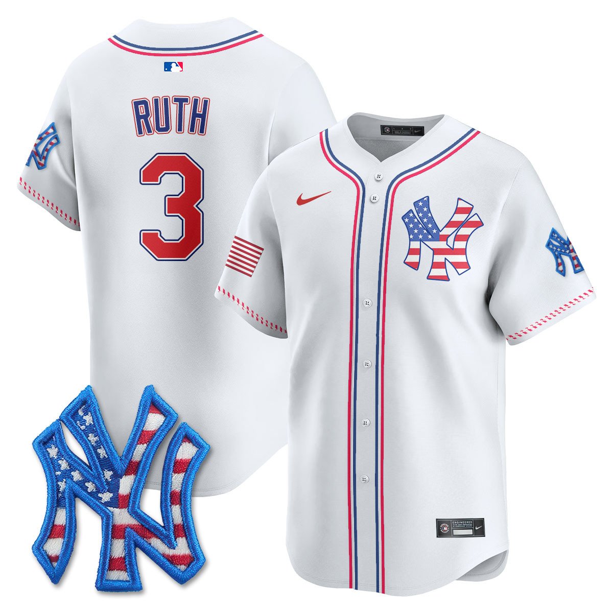 NYY 2026 Fourth of July Jersey - Stitched