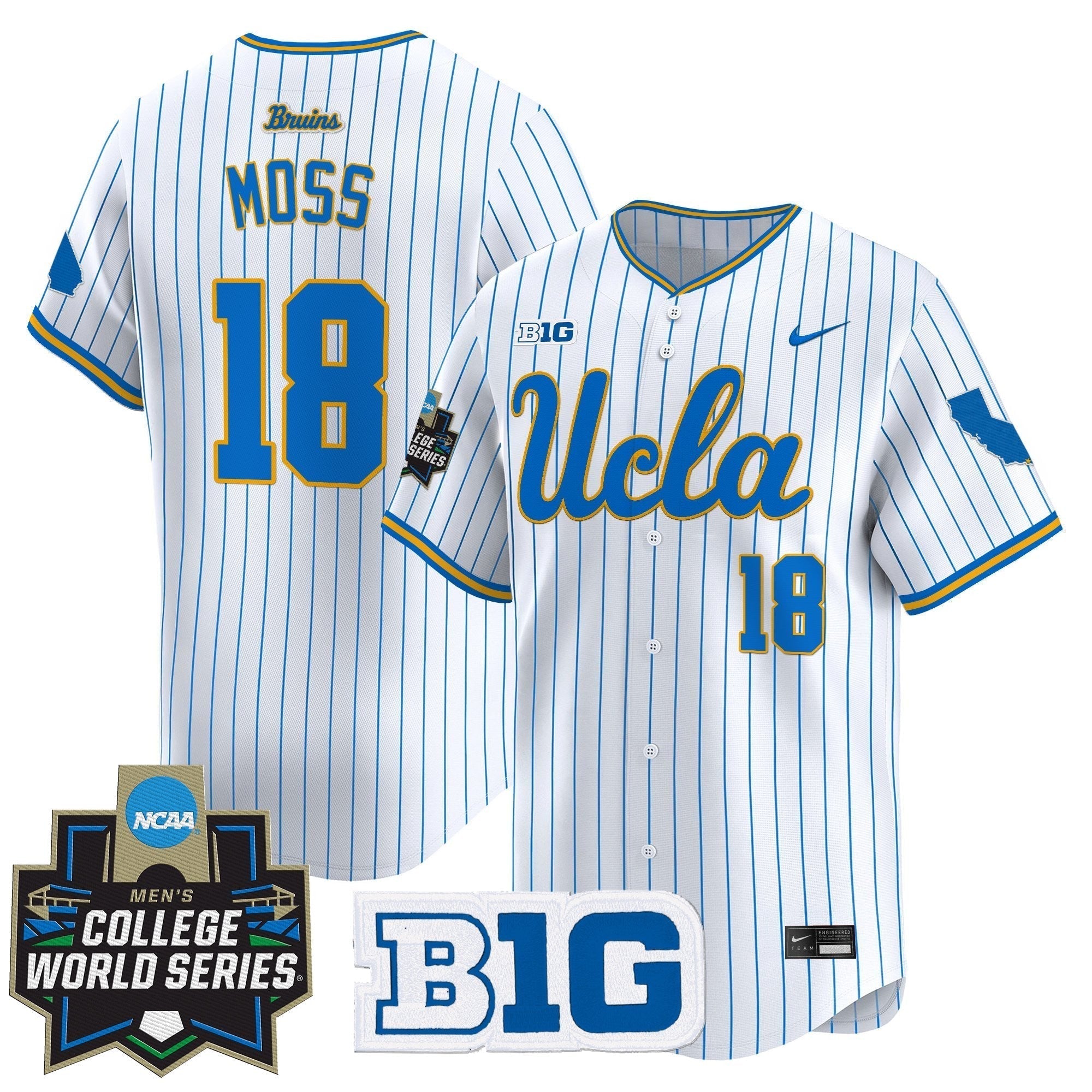 UCLA 2025 World Series Vapor Premier Limited Jersey - Stitched
