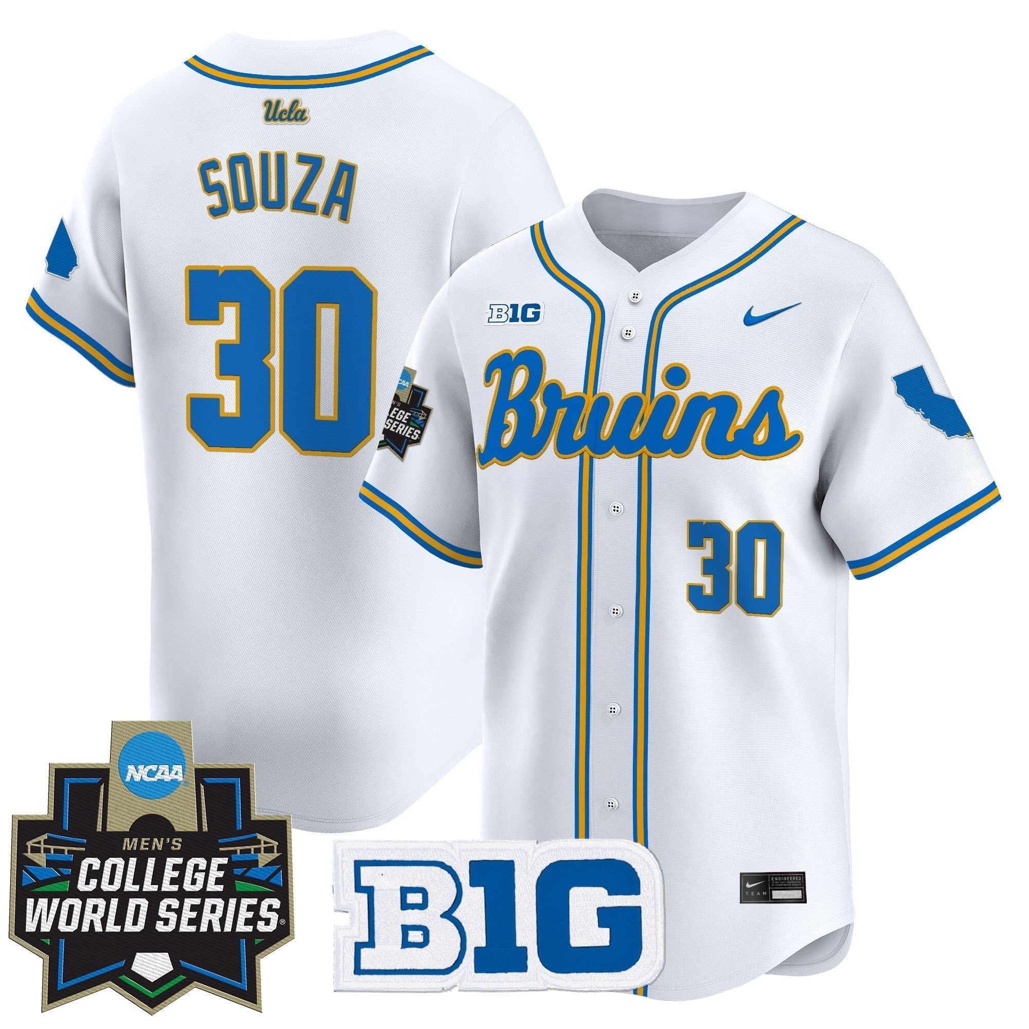 UCLA 2025 World Series Vapor Premier Limited Jersey - Stitched