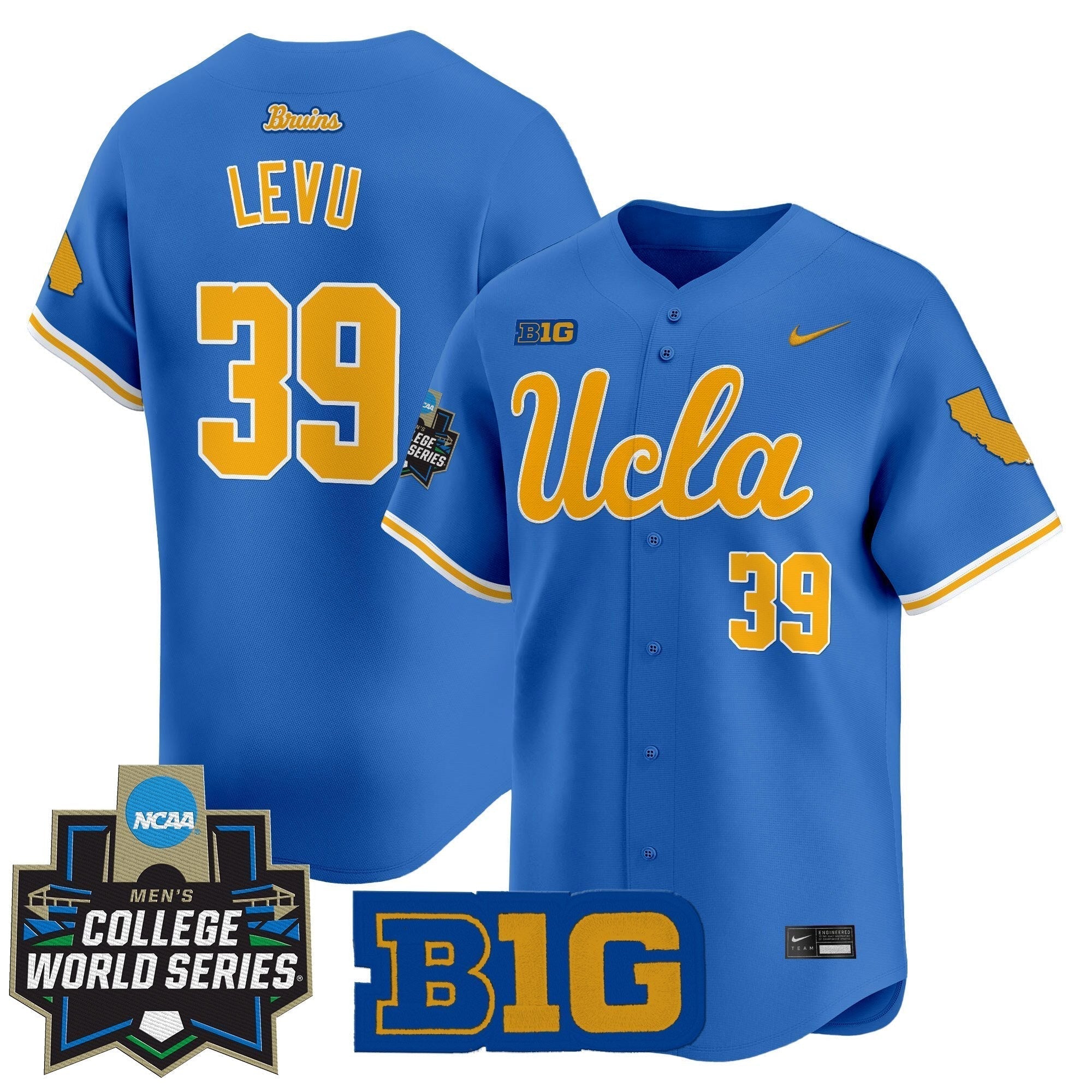 UCLA 2025 World Series Vapor Premier Limited Jersey - Stitched