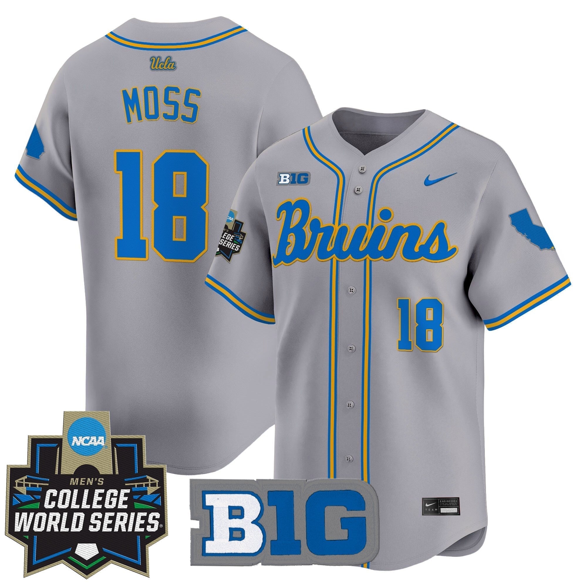 UCLA 2025 World Series Vapor Premier Limited Jersey - Stitched