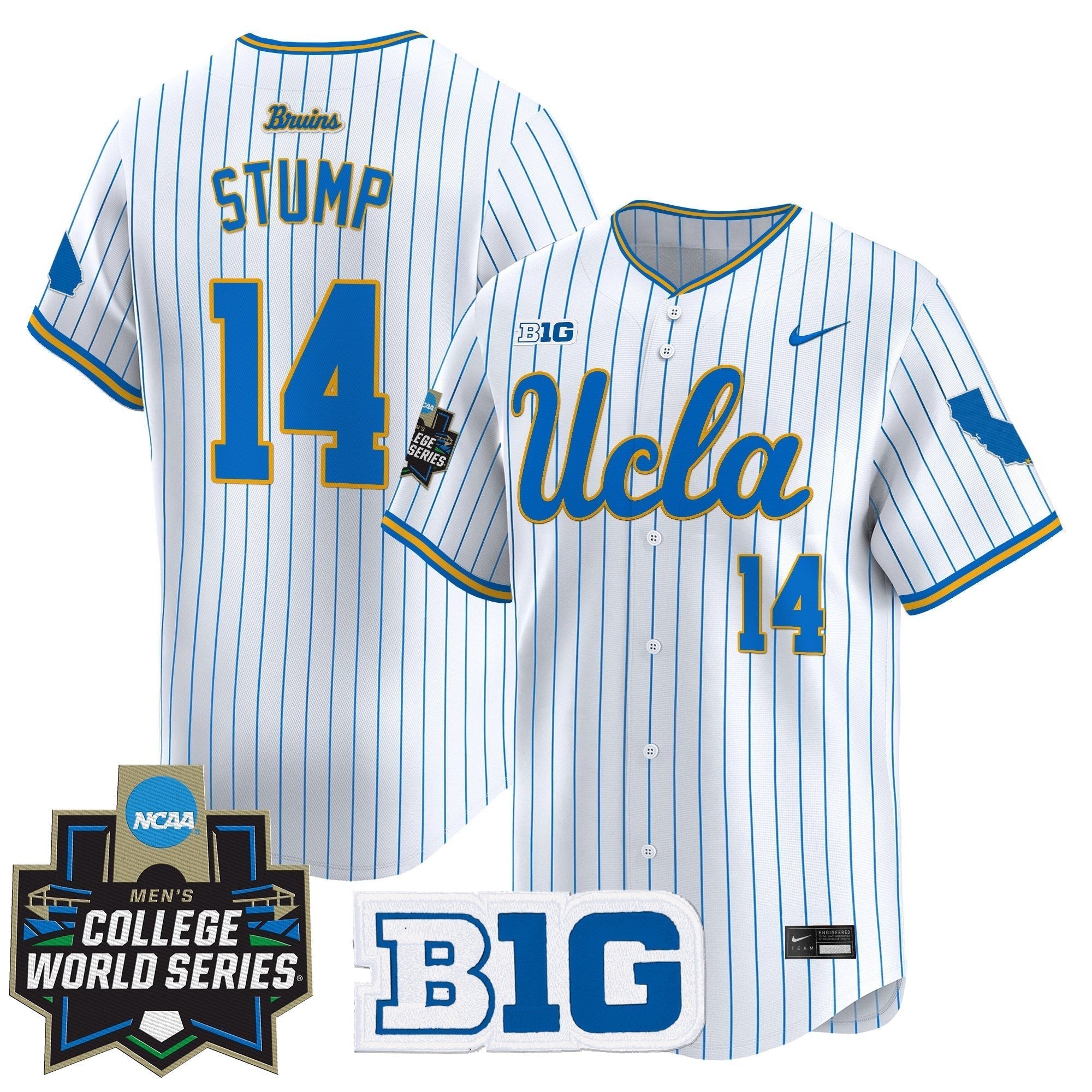 UCLA 2025 World Series Vapor Premier Limited Jersey - Stitched
