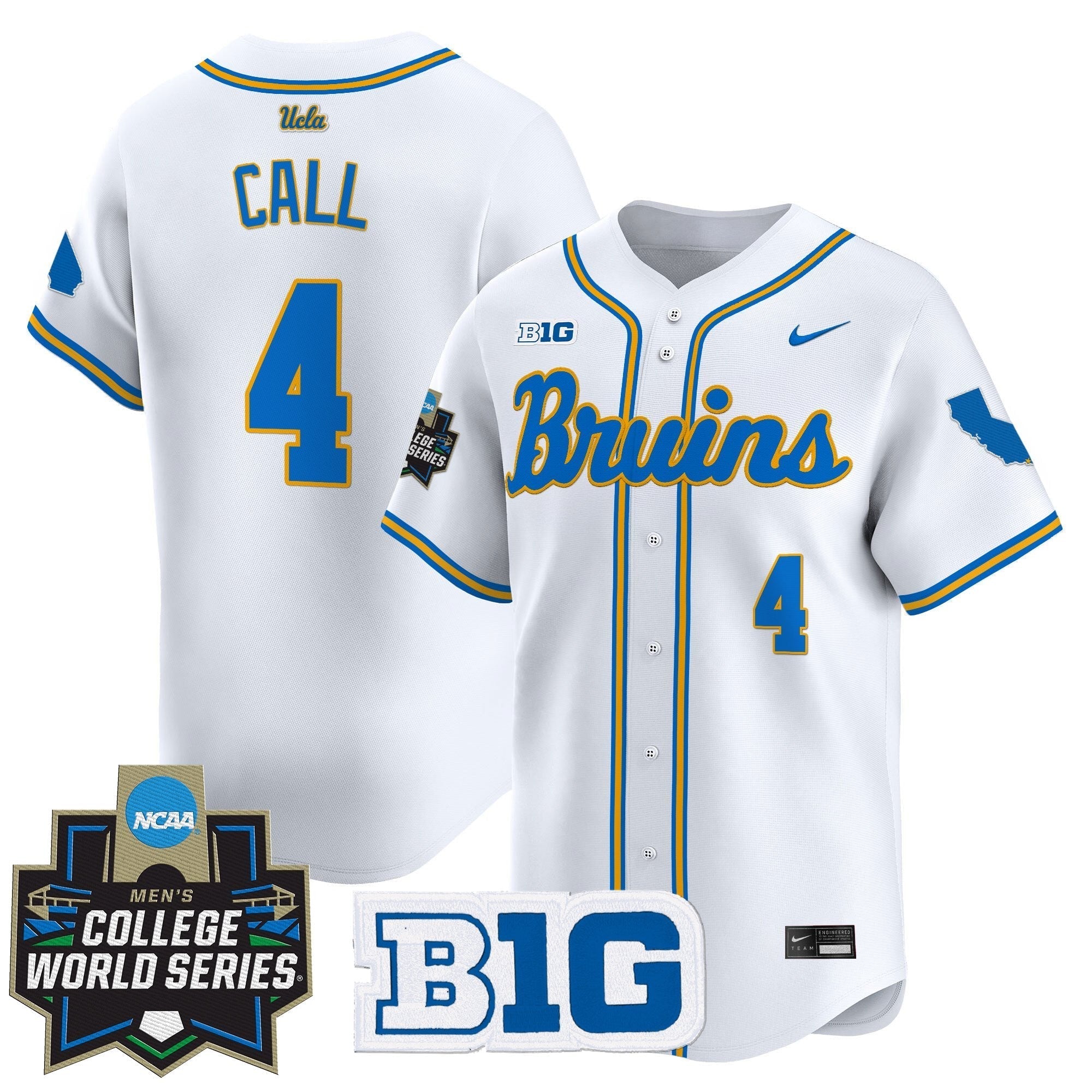 UCLA 2025 World Series Vapor Premier Limited Jersey - Stitched