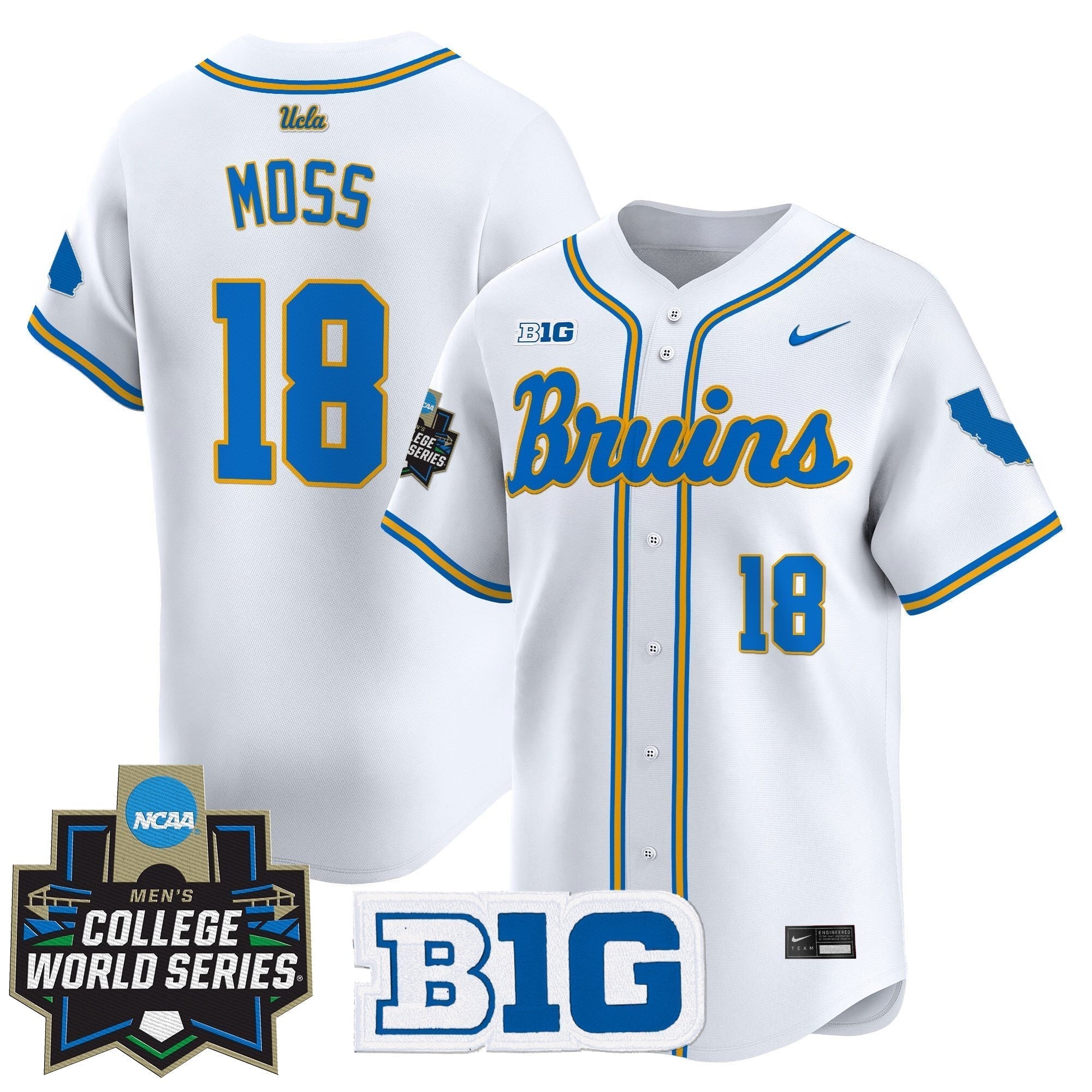 UCLA 2025 World Series Vapor Premier Limited Jersey - Stitched