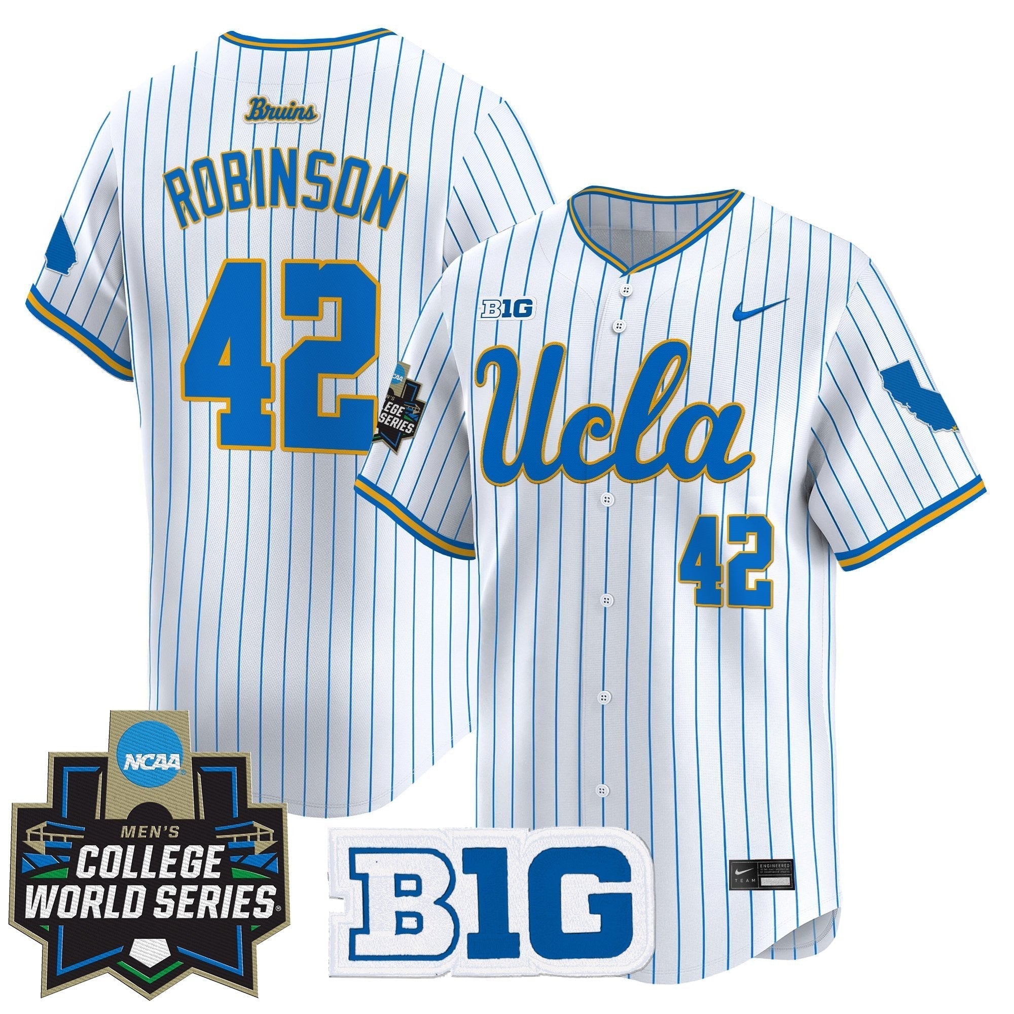 UCLA 2025 World Series Vapor Premier Limited Jersey - Stitched