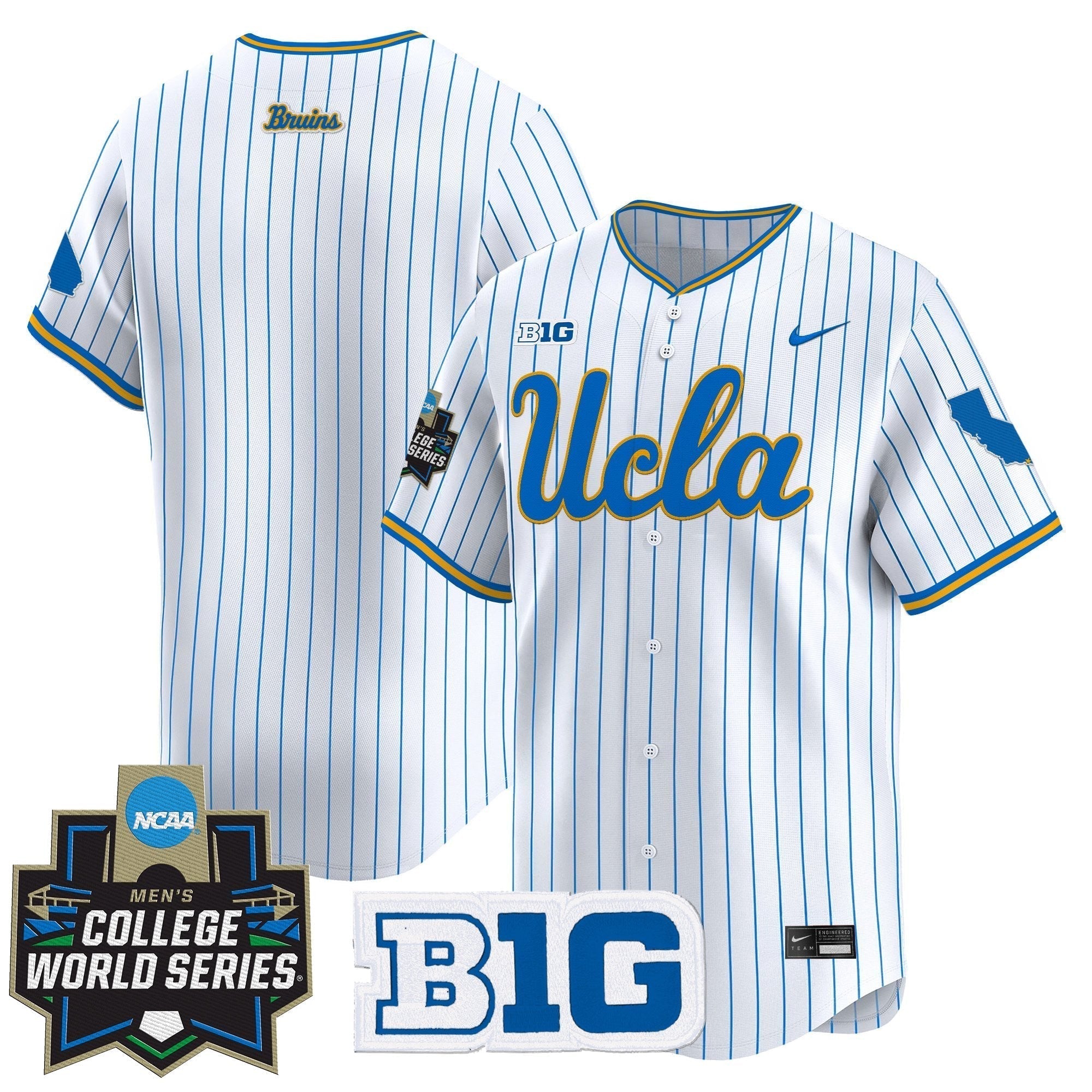 UCLA 2025 World Series Vapor Premier Limited Jersey - Stitched