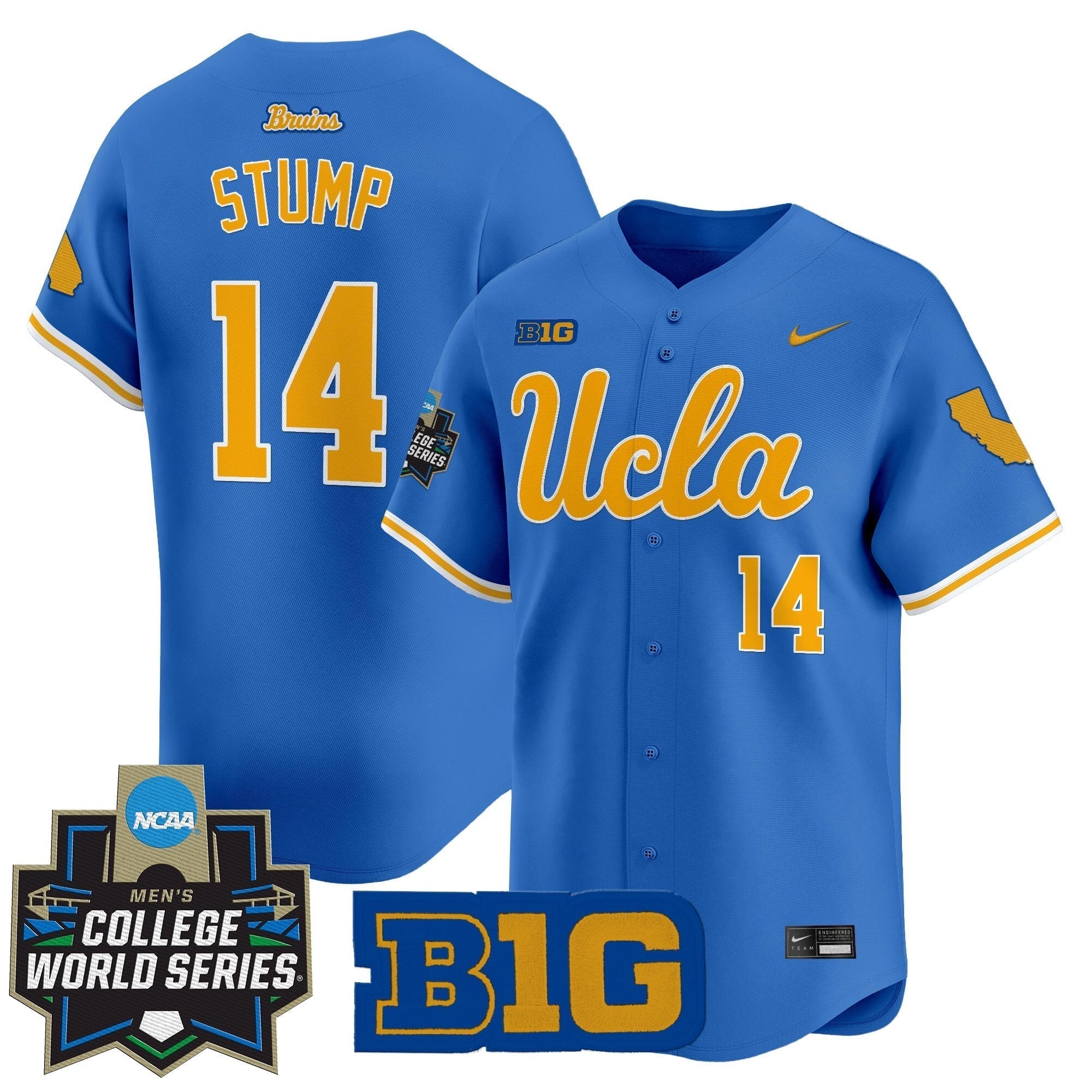UCLA 2025 World Series Vapor Premier Limited Jersey - Stitched