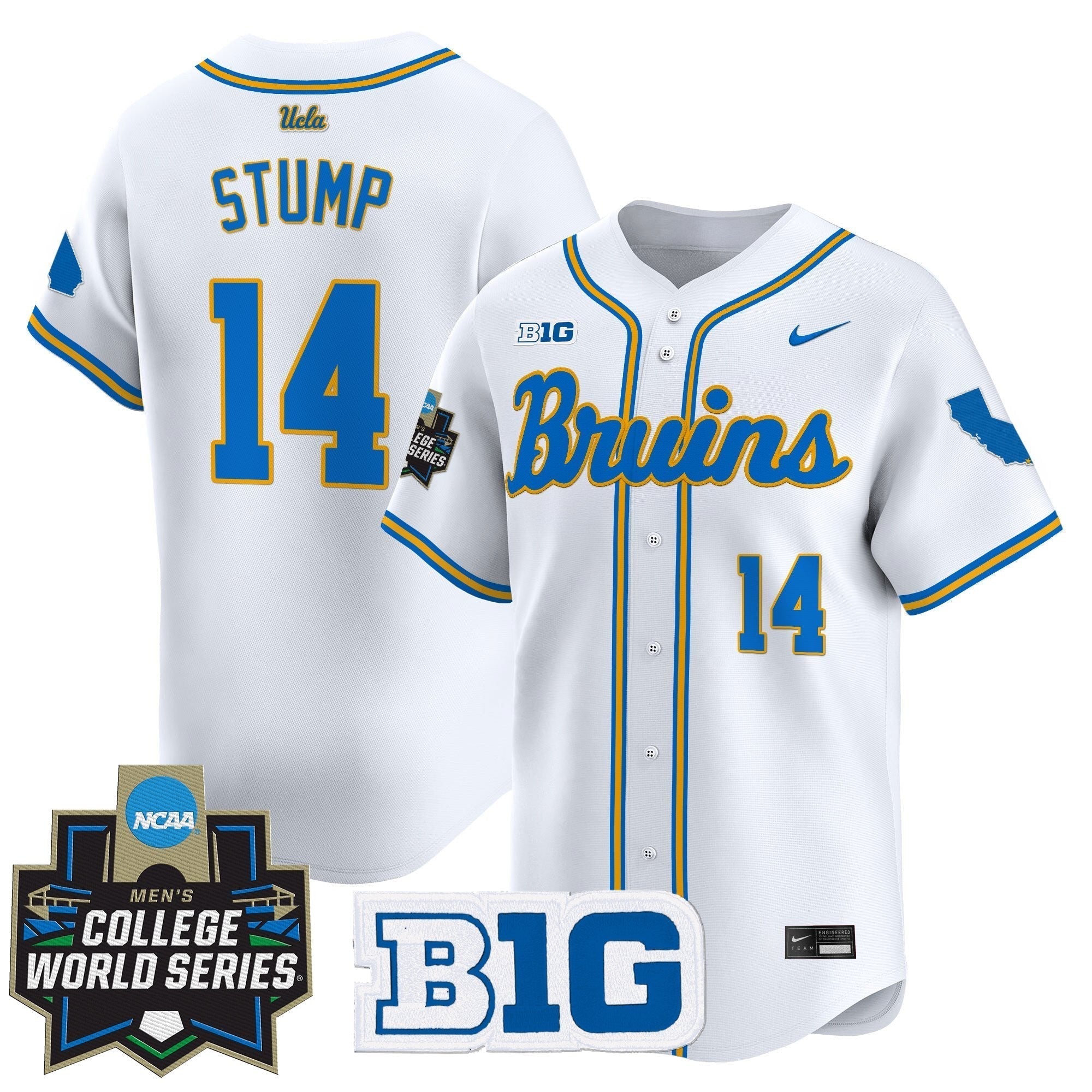 UCLA 2025 World Series Vapor Premier Limited Jersey - Stitched
