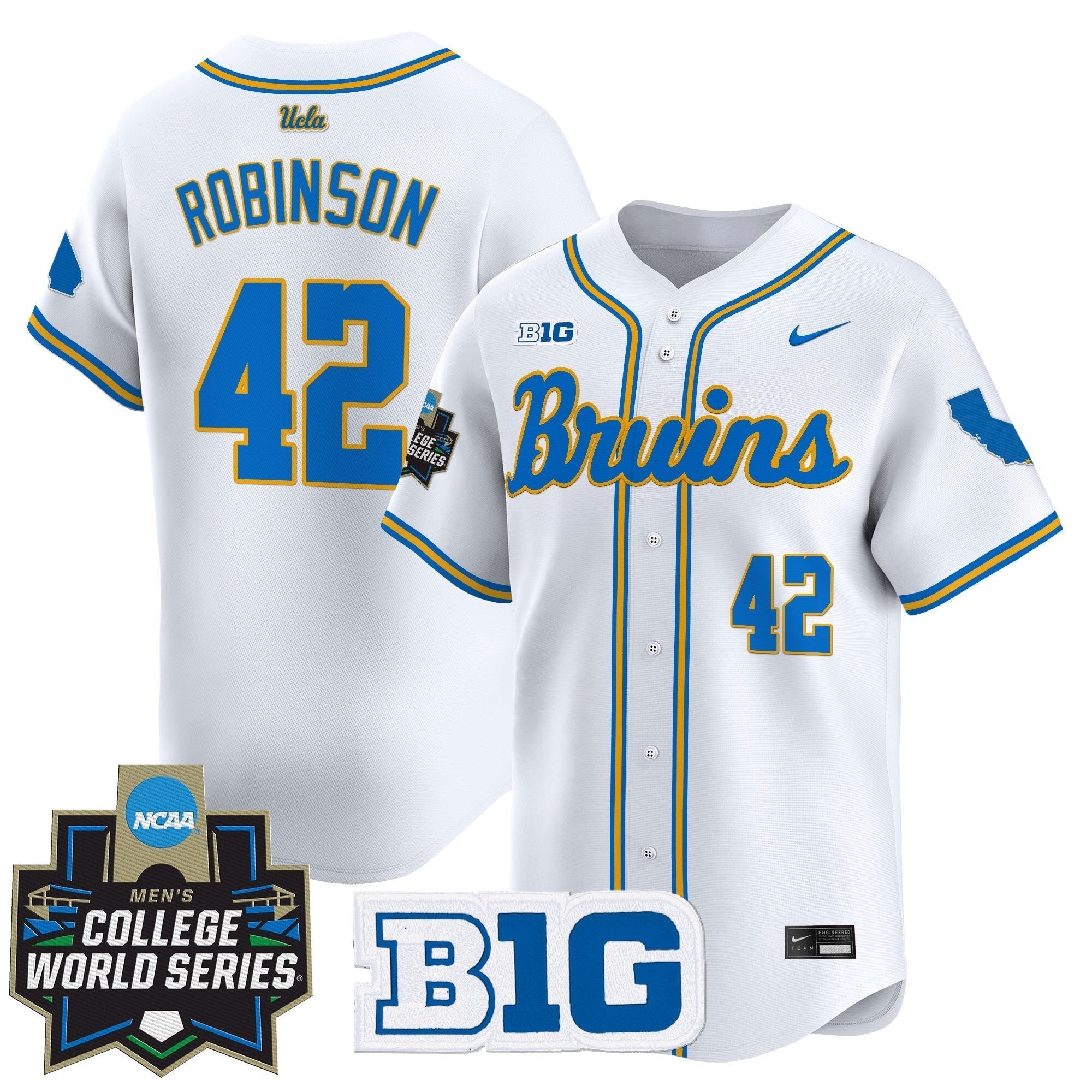 UCLA 2025 World Series Vapor Premier Limited Jersey - Stitched