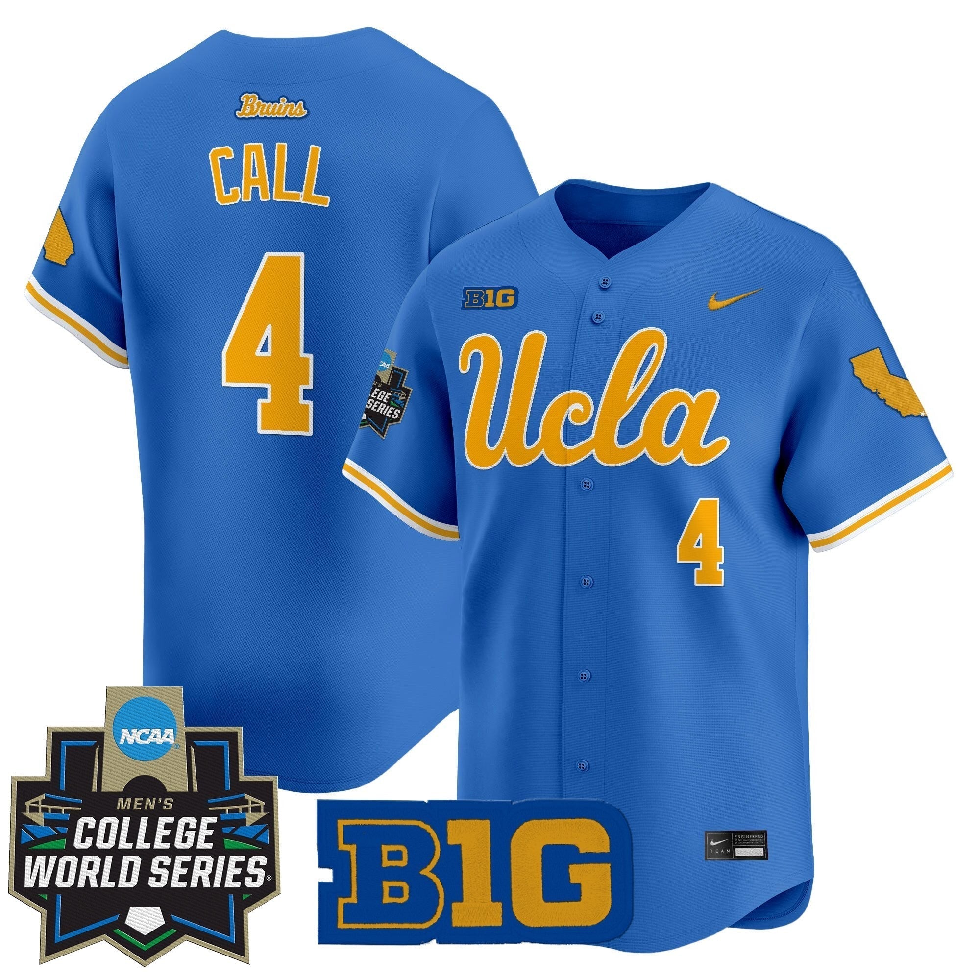 UCLA 2025 World Series Vapor Premier Limited Jersey - Stitched