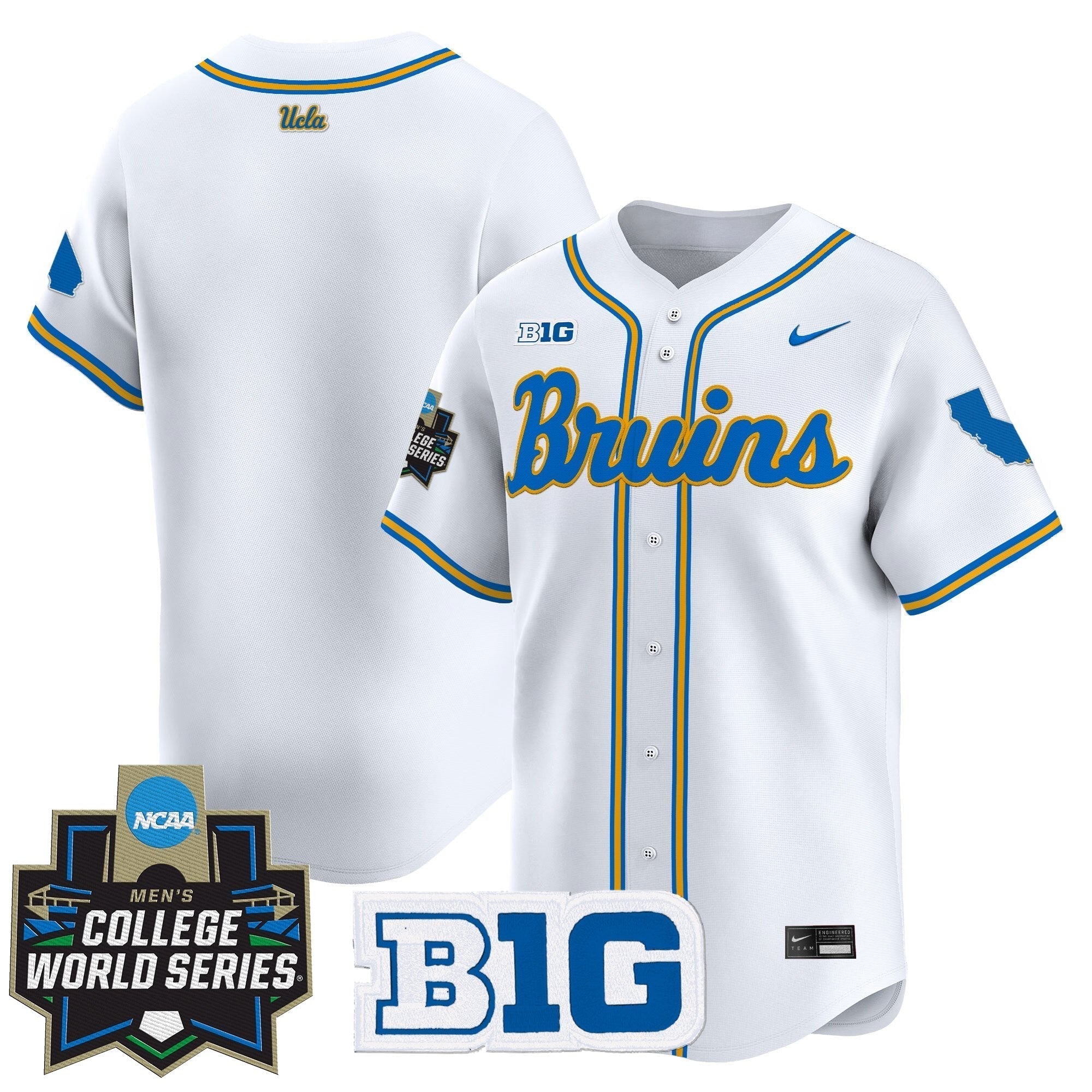UCLA 2025 World Series Vapor Premier Limited Jersey - Stitched