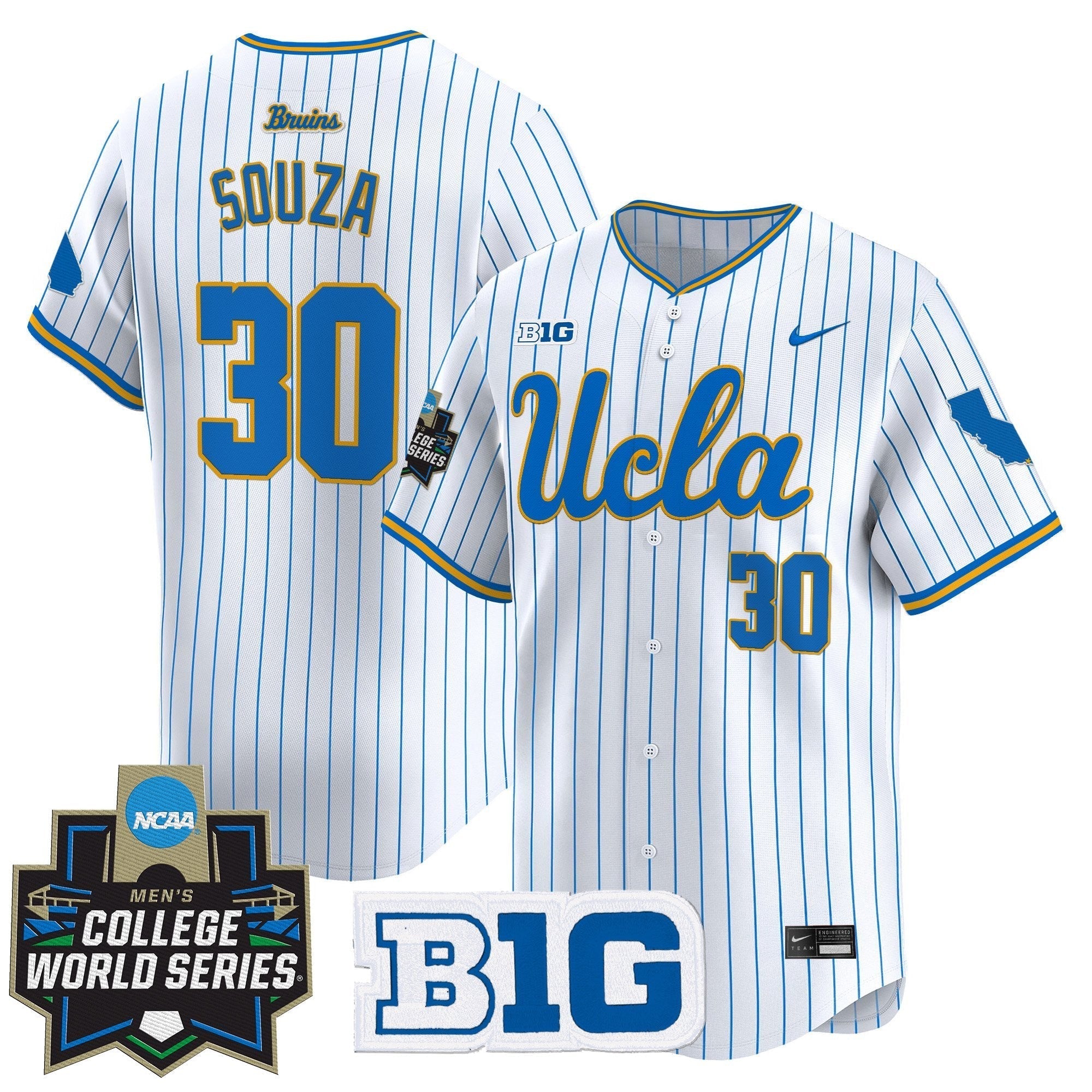 UCLA 2025 World Series Vapor Premier Limited Jersey - Stitched