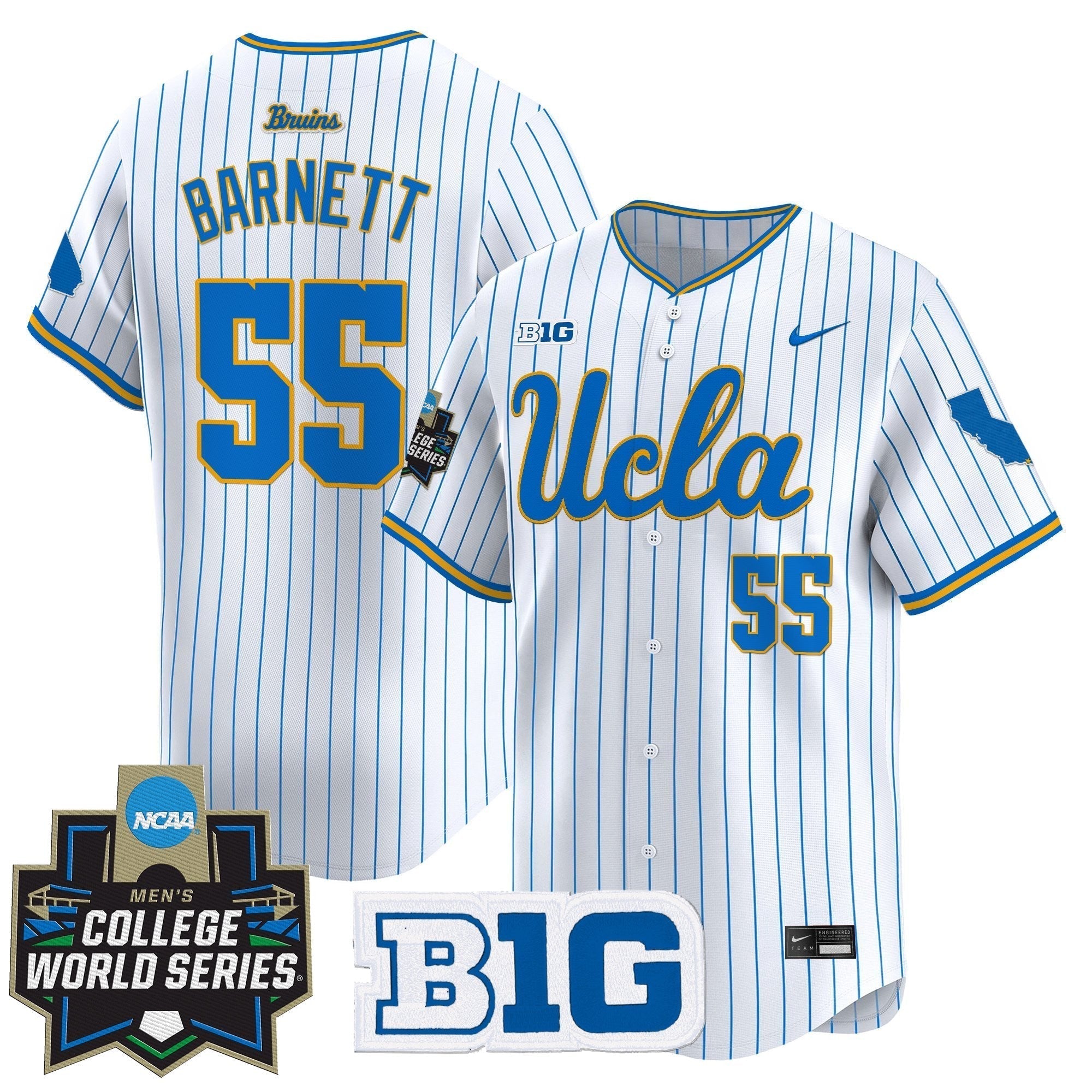 UCLA 2025 World Series Vapor Premier Limited Jersey - Stitched