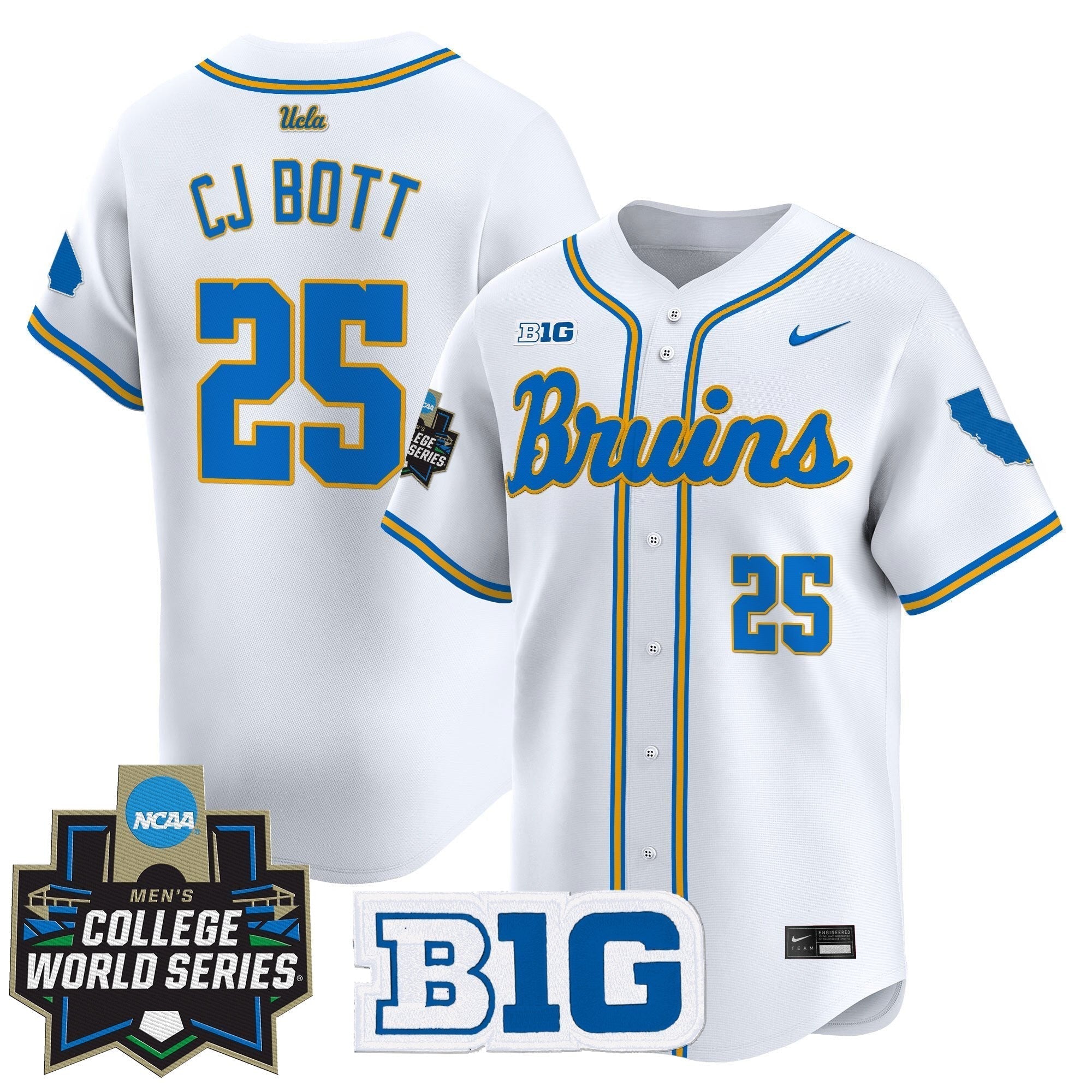 UCLA 2025 World Series Vapor Premier Limited Jersey - Stitched