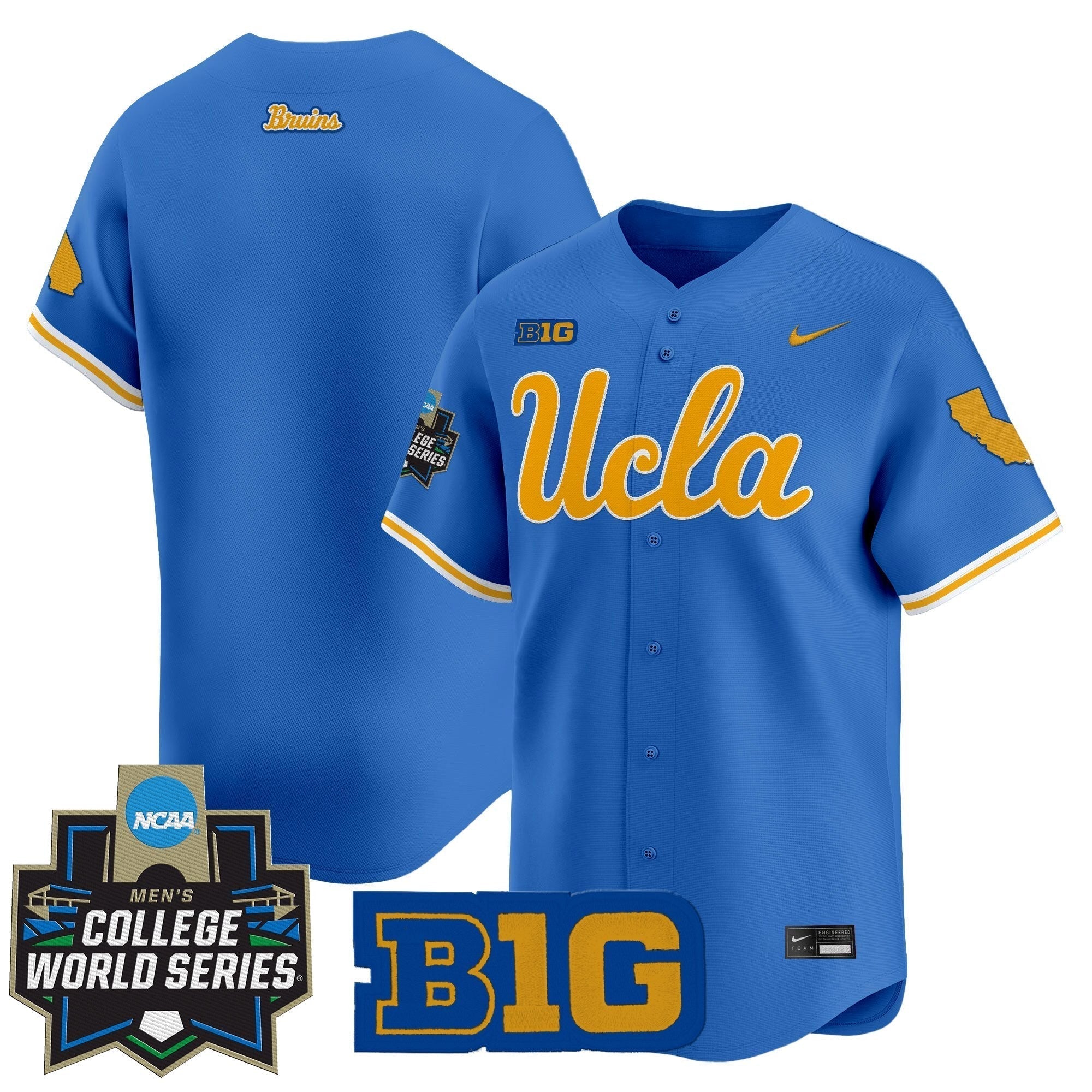 UCLA 2025 World Series Vapor Premier Limited Jersey - Stitched