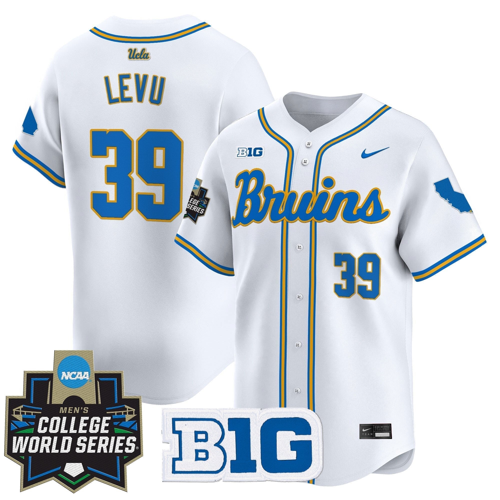 UCLA 2025 World Series Vapor Premier Limited Jersey - Stitched