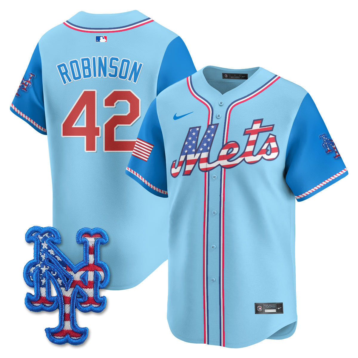 NYM 2025 Fourth of July Jersey - Stitched