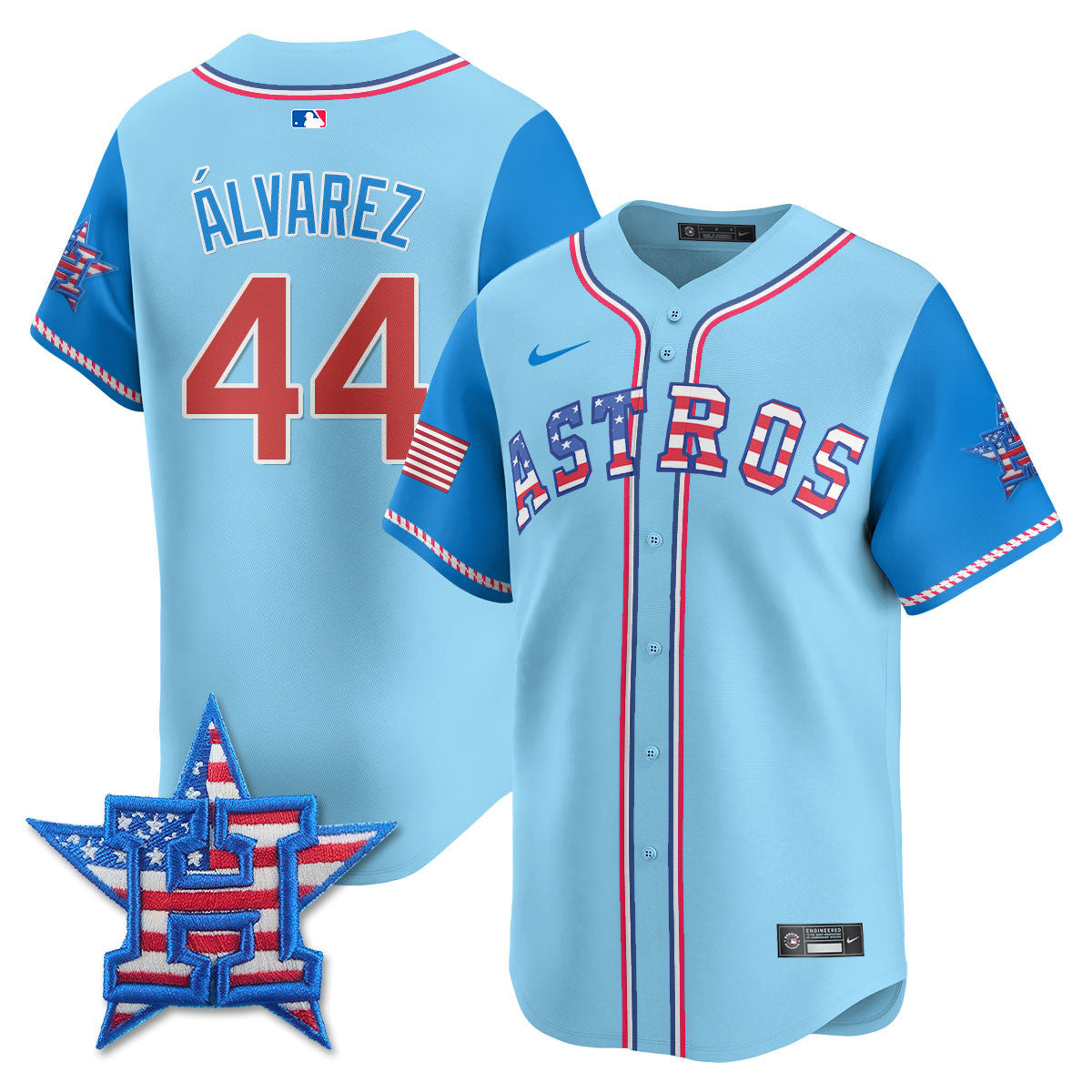 HOU 2025 Fourth of July Jersey - Stitched
