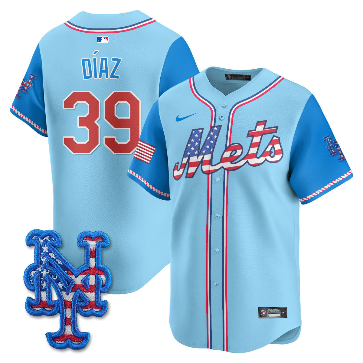 NYM 2025 Fourth of July Jersey - Stitched