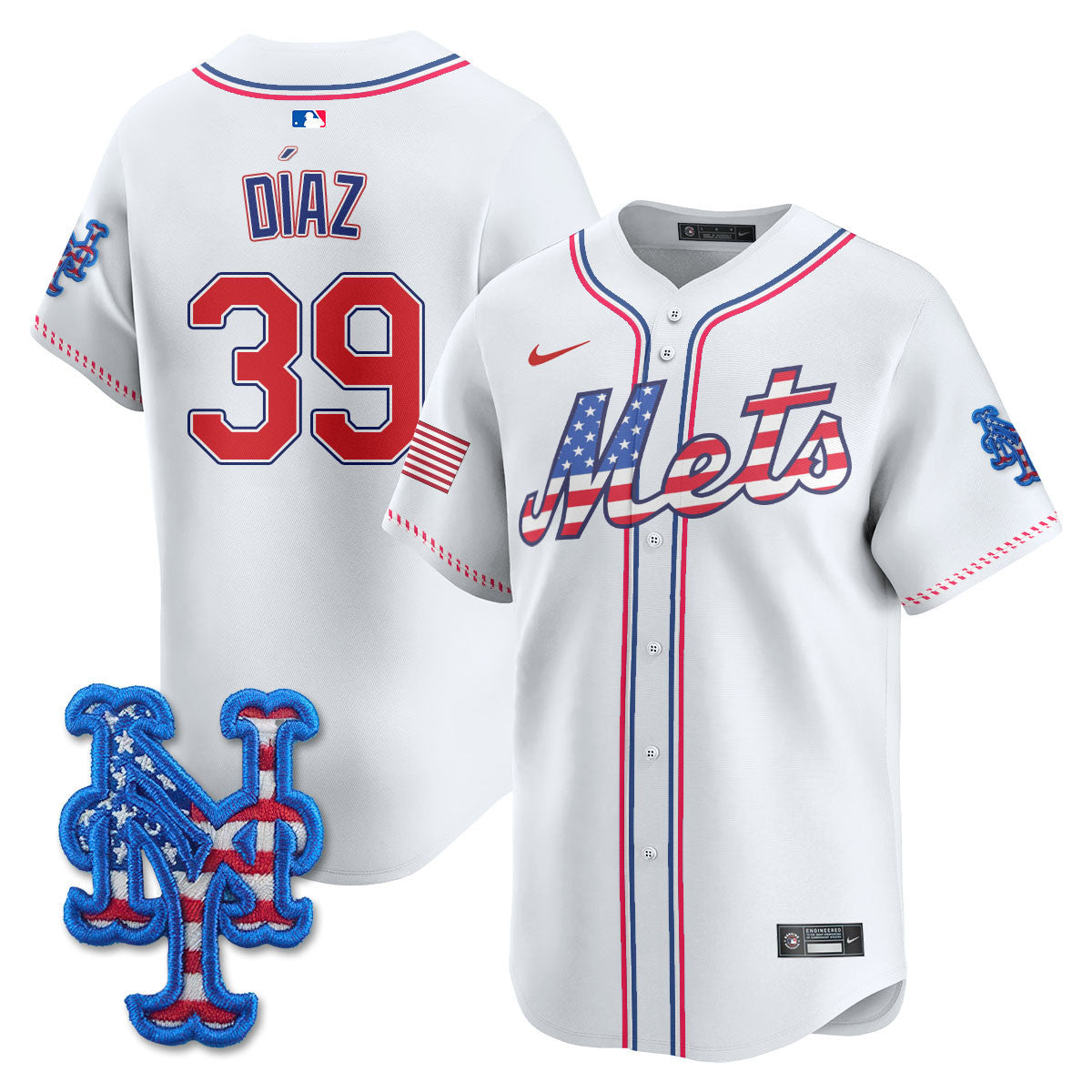 NYM 2025 Fourth of July Jersey - Stitched