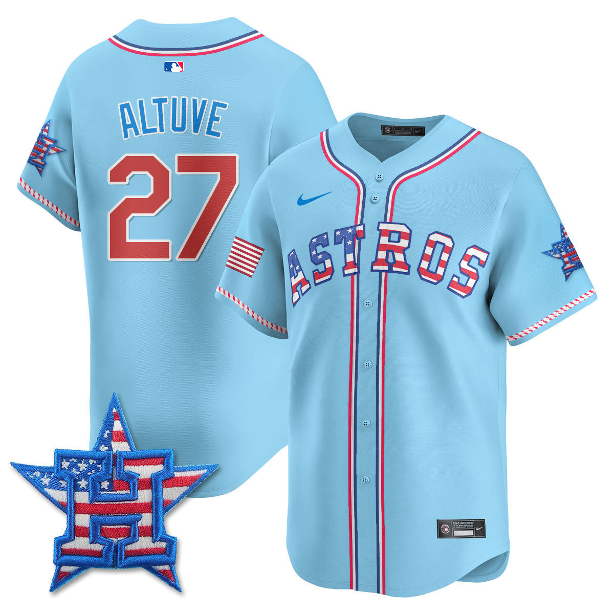 HOU 2025 Fourth of July Jersey - Stitched