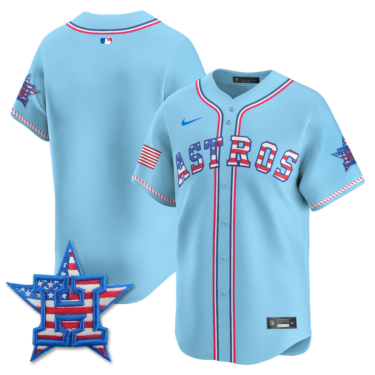 HOU 2025 Fourth of July Jersey - Stitched