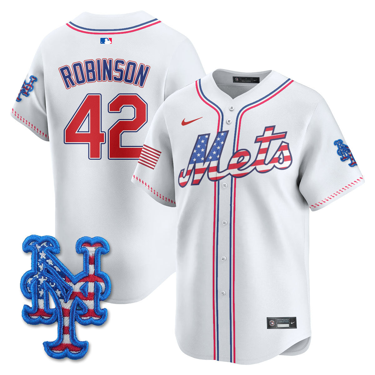 NYM 2025 Fourth of July Jersey - Stitched
