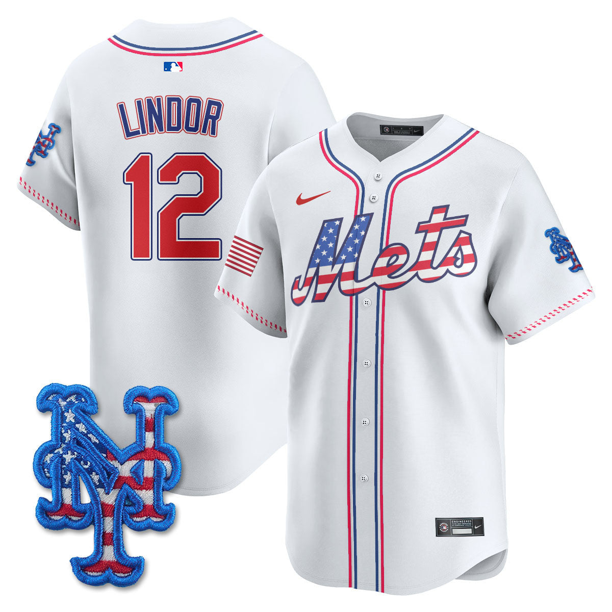 NYM 2025 Fourth of July Jersey - Stitched