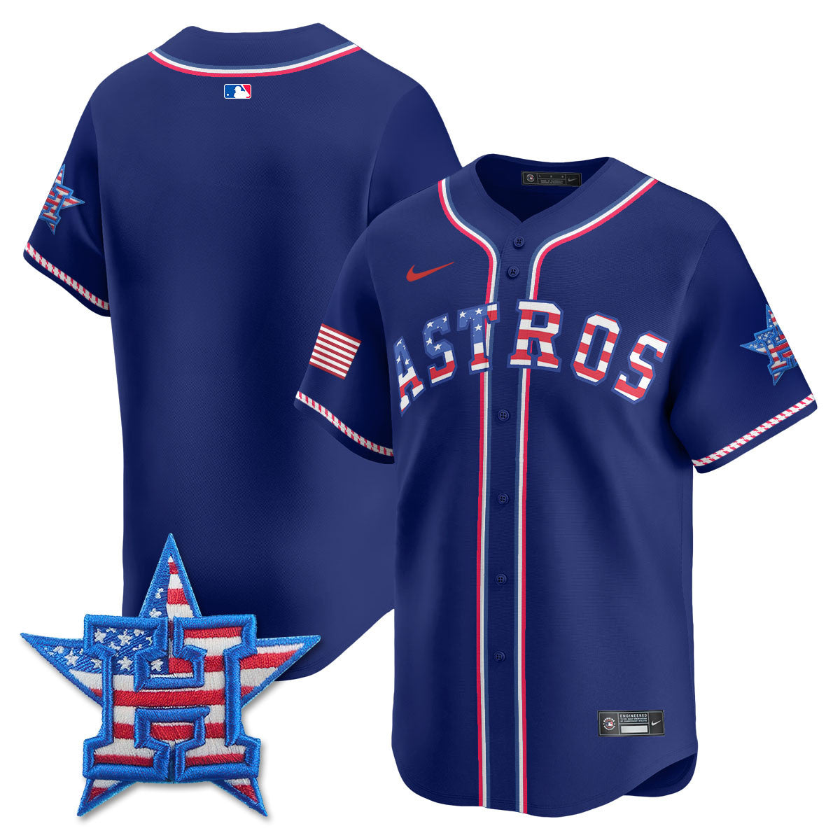 HOU 2025 Fourth of July Jersey - Stitched