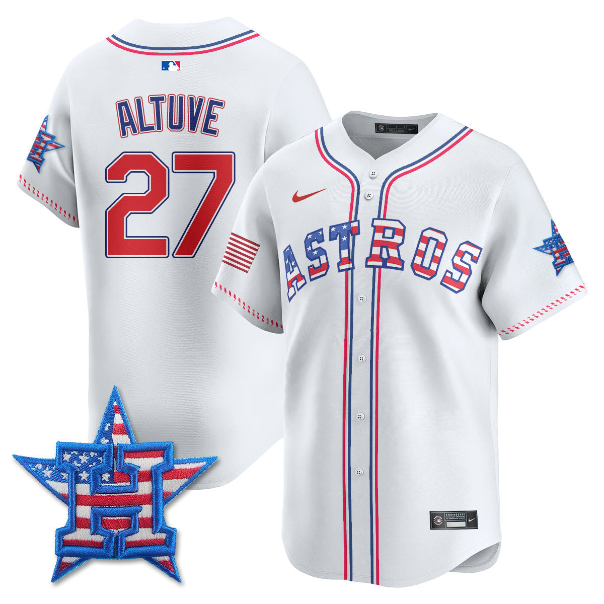 HOU 2025 Fourth of July Jersey - Stitched