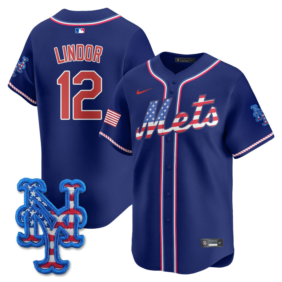 NYM 2025 Fourth of July Jersey - Stitched