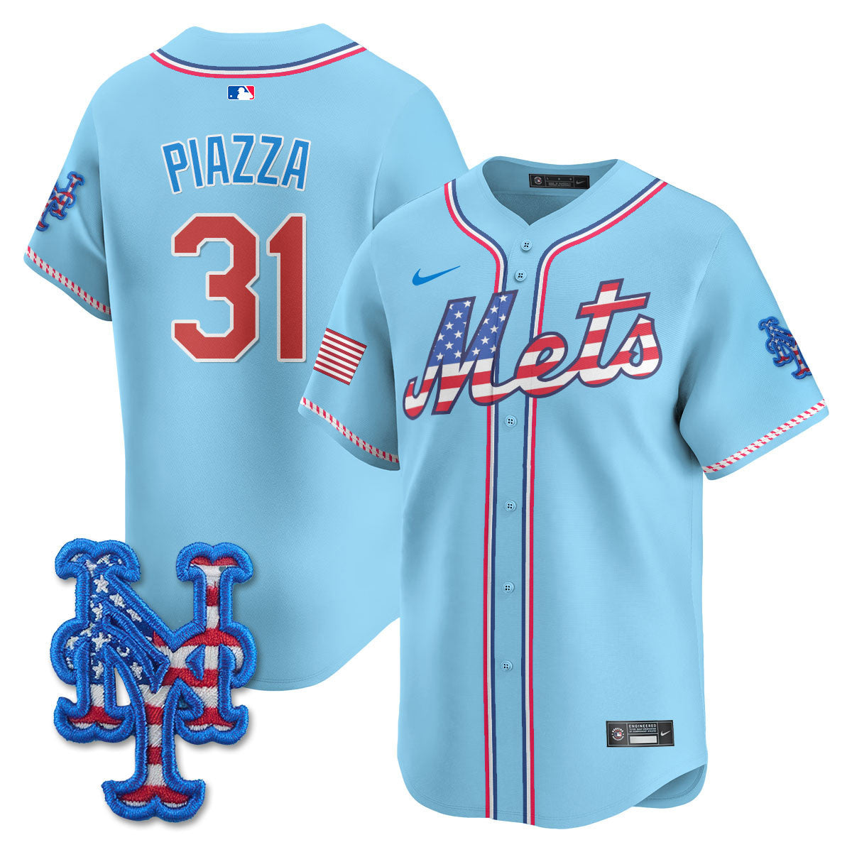 NYM 2025 Fourth of July Jersey - Stitched