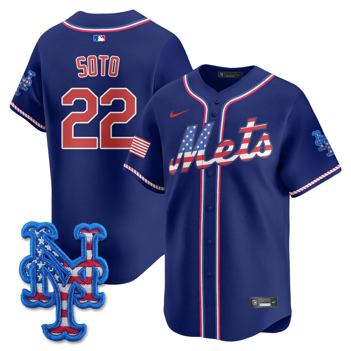 NYM 2025 Fourth of July Jersey - Stitched