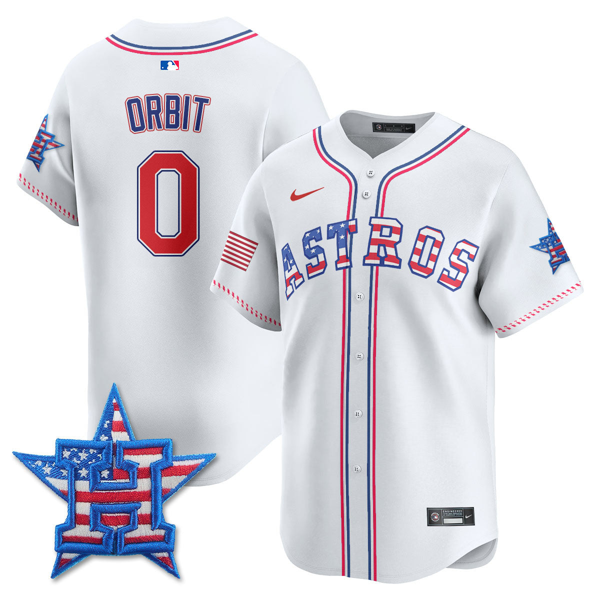 HOU 2025 Fourth of July Jersey - Stitched