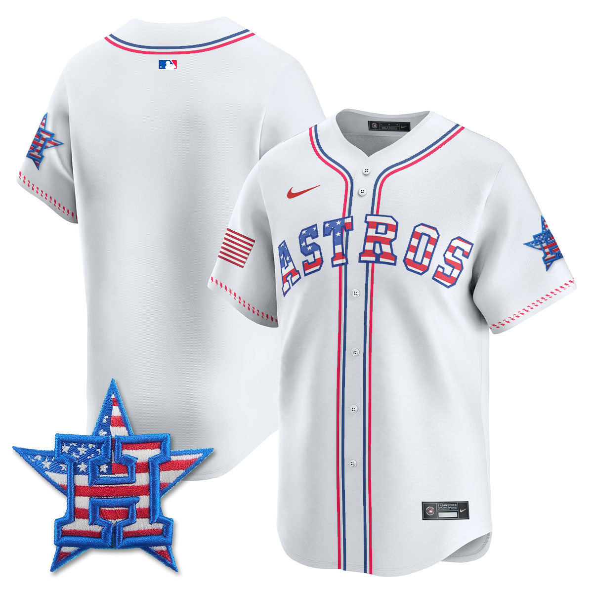 HOU 2025 Fourth of July Jersey - Stitched