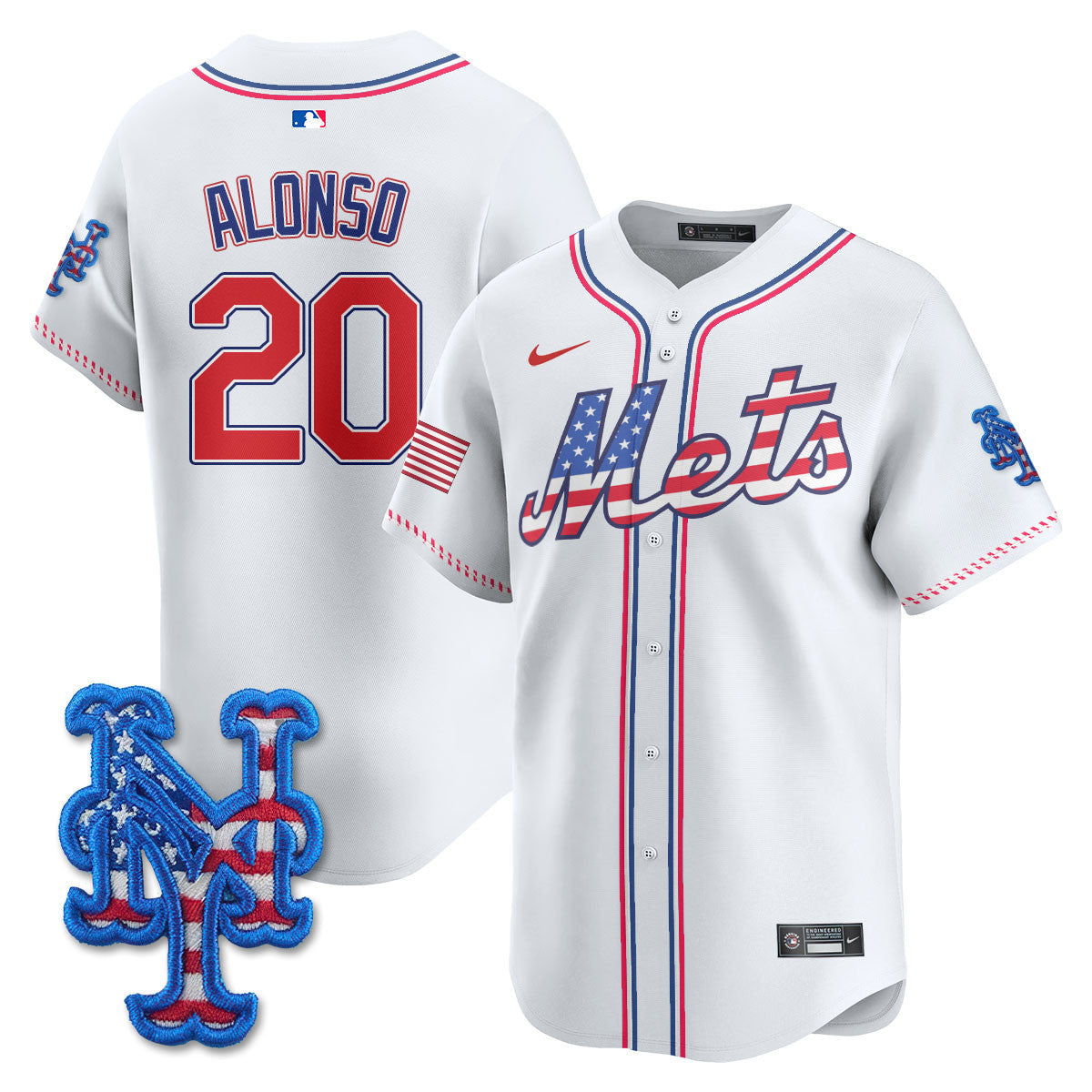 NYM 2025 Fourth of July Jersey - Stitched