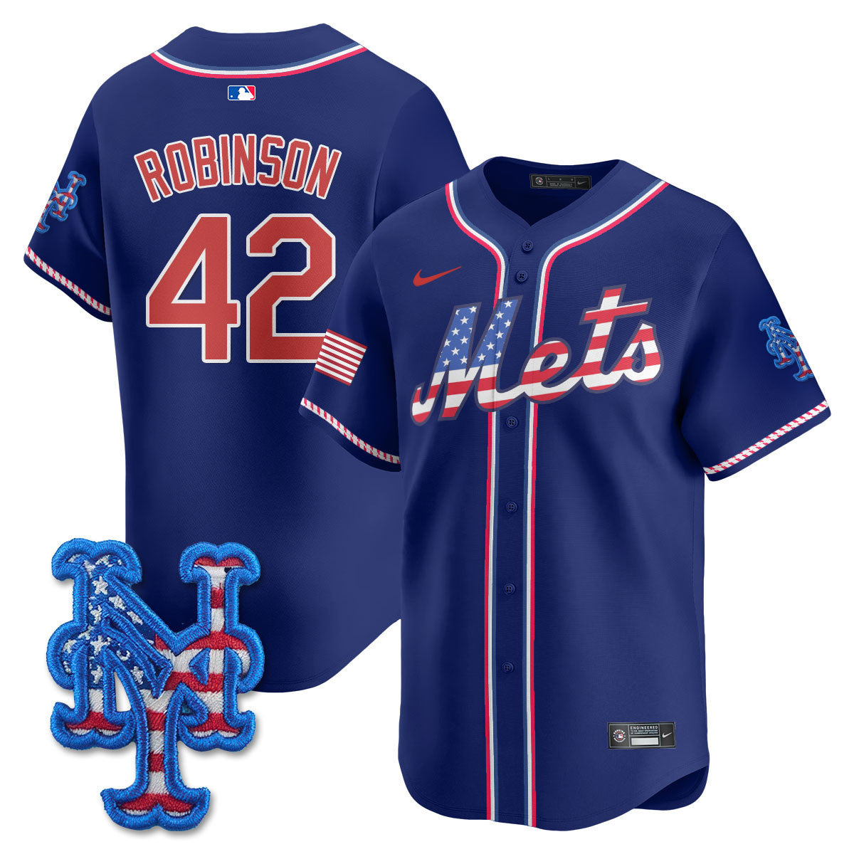NYM 2025 Fourth of July Jersey - Stitched