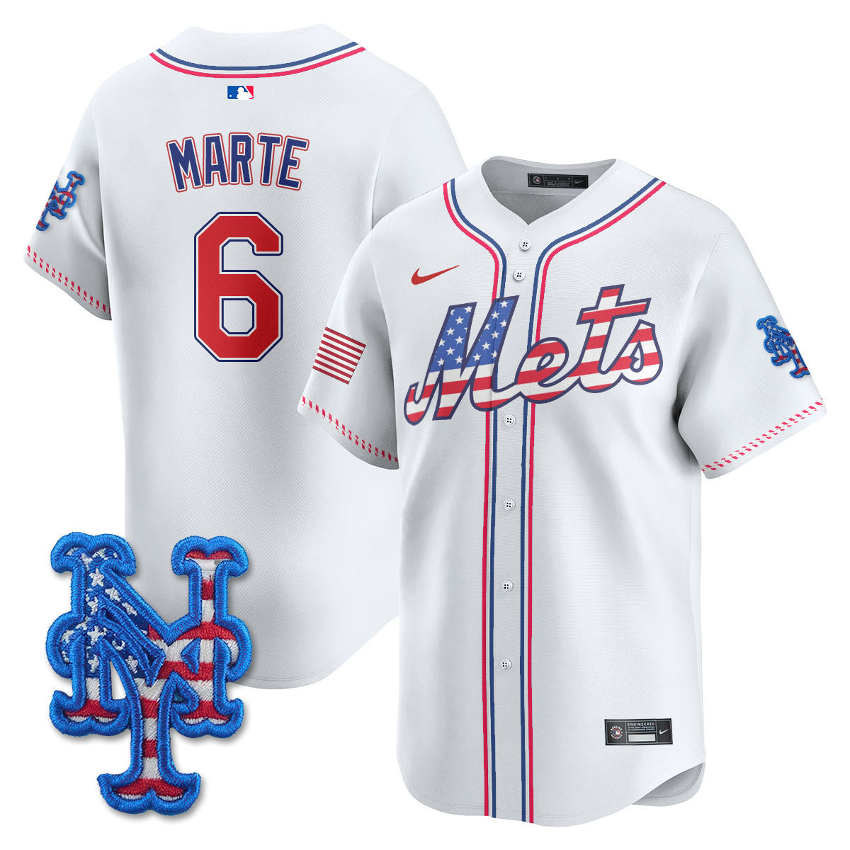 NYM 2025 Fourth of July Jersey - Stitched