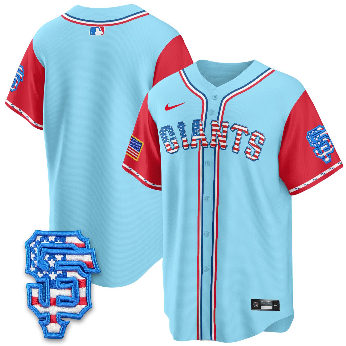 SF 2025 Fourth of July Jersey - Stitched