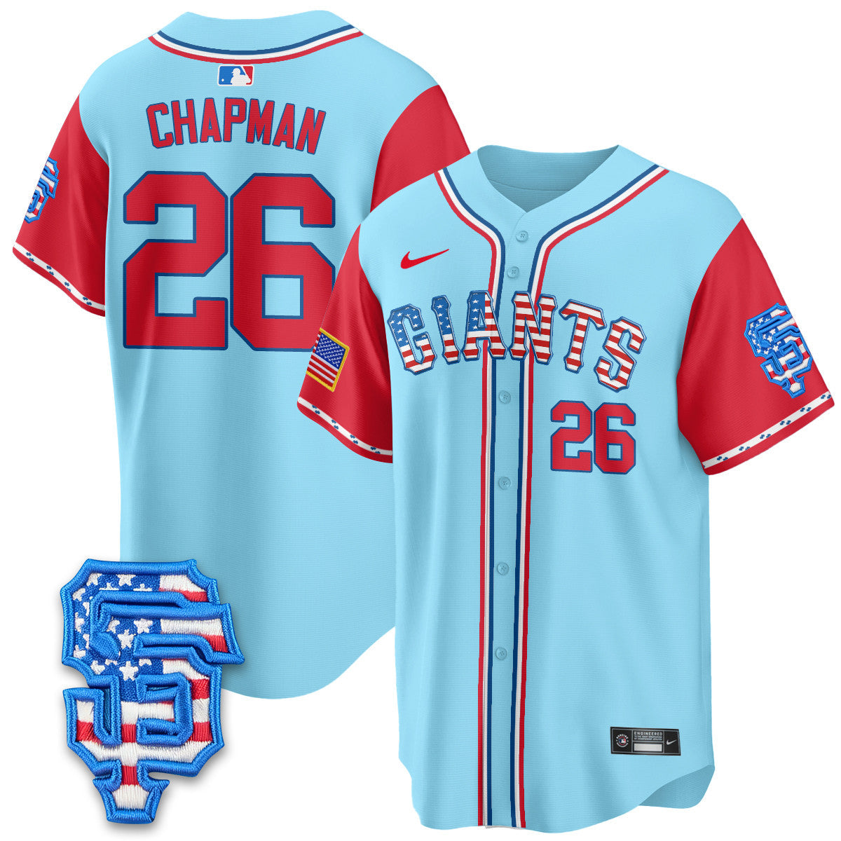SF 2025 Fourth of July Jersey - Stitched