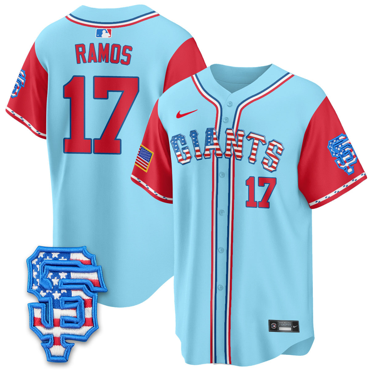 SF 2025 Fourth of July Jersey - Stitched