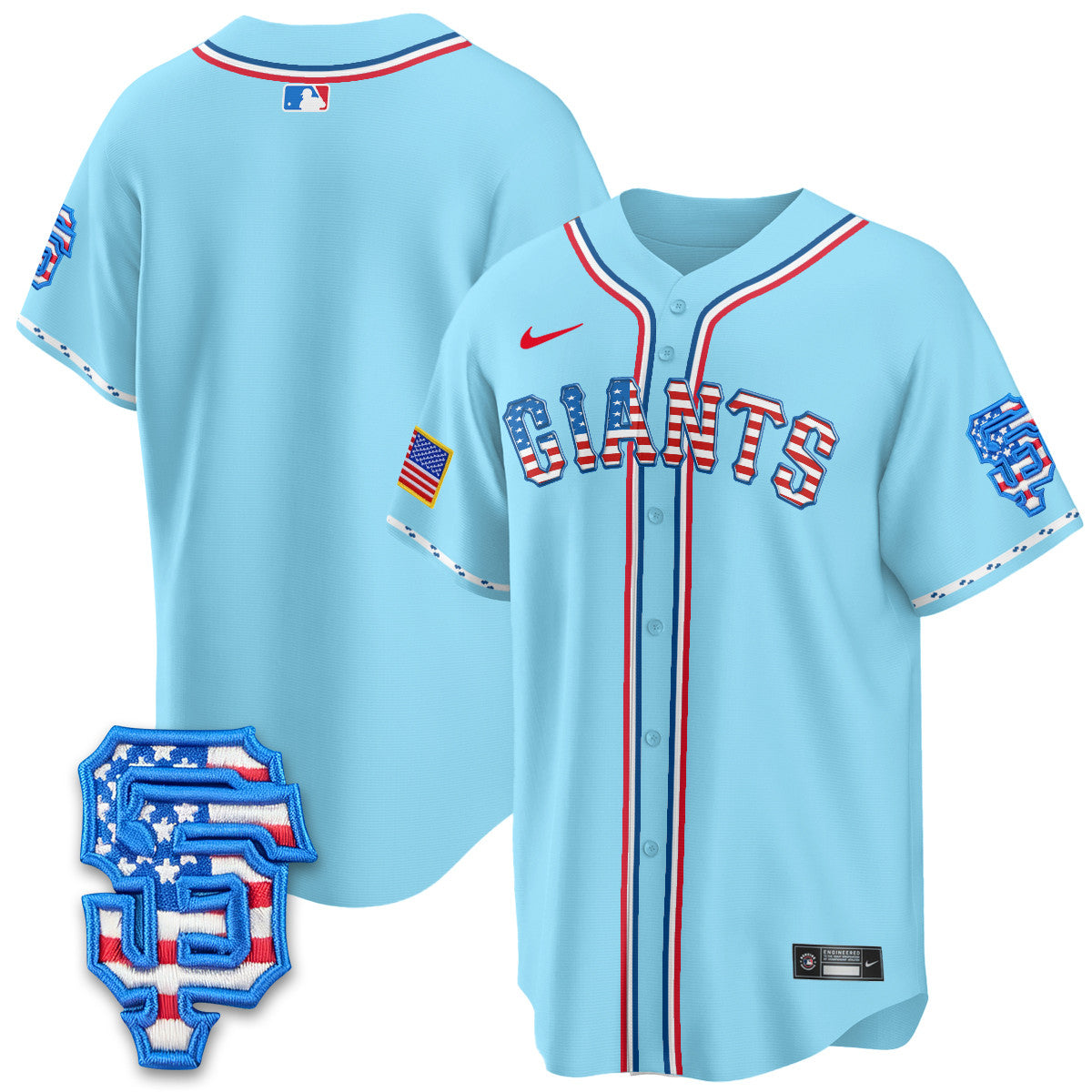 SF 2025 Fourth of July Jersey - Stitched