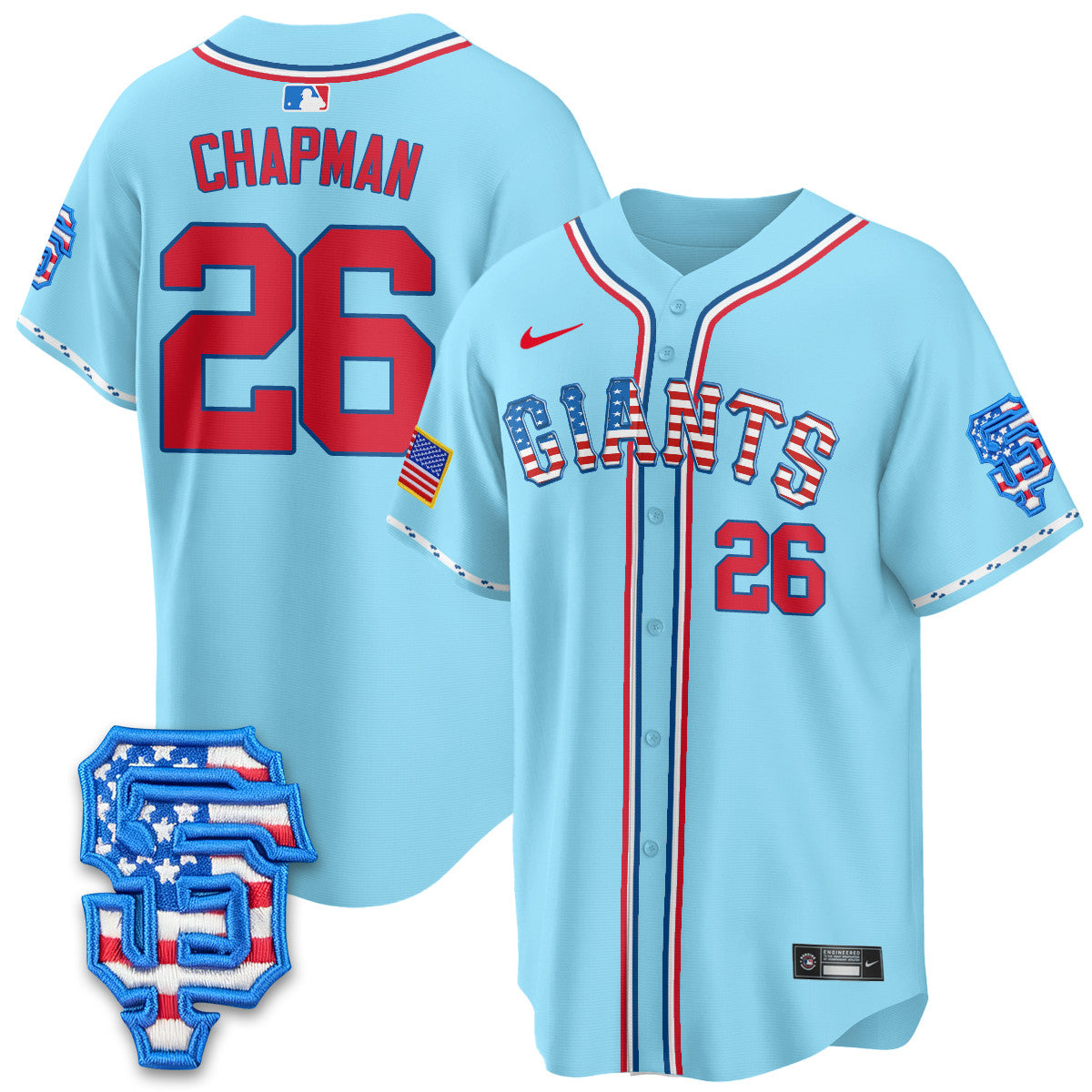 SF 2025 Fourth of July Jersey - Stitched