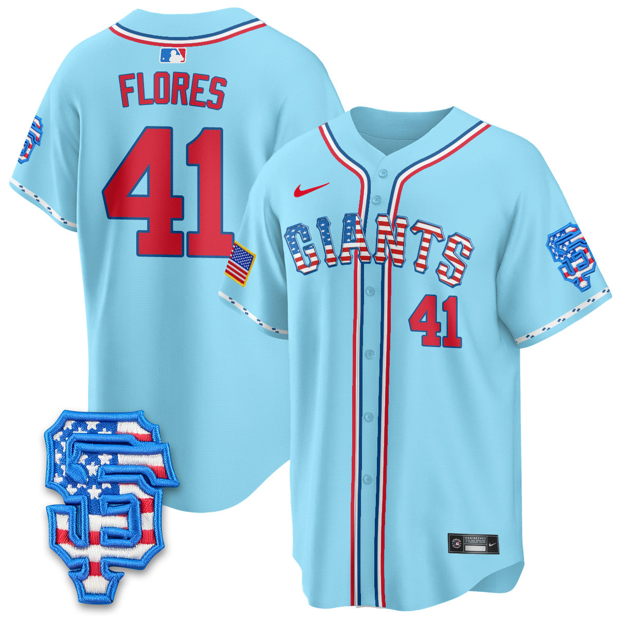 SF 2025 Fourth of July Jersey - Stitched